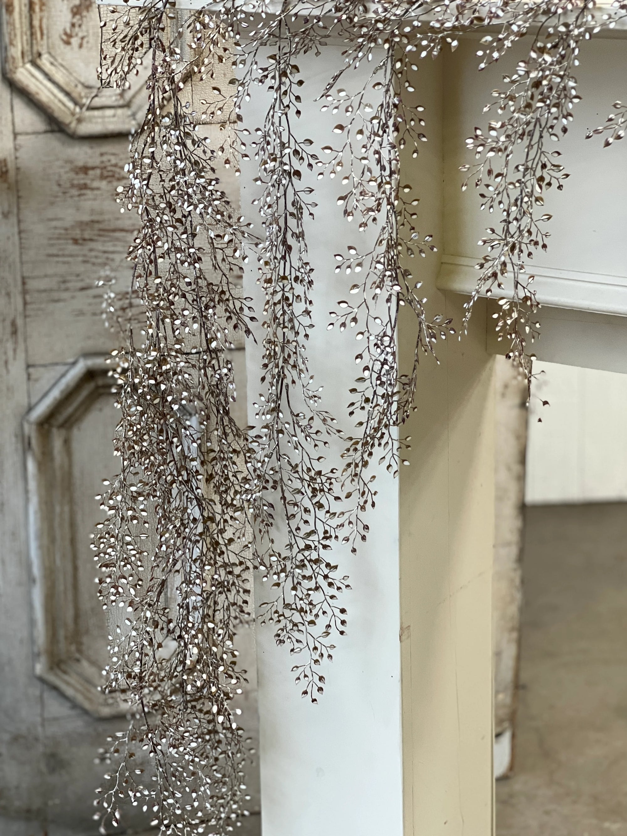 Little Luna Weeping Garland | 72" | Cream & Brown