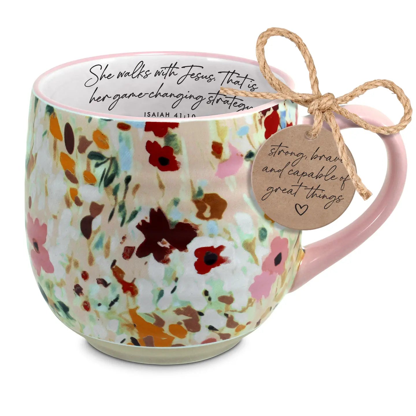 She Walks with Jesus | Coffee Mug