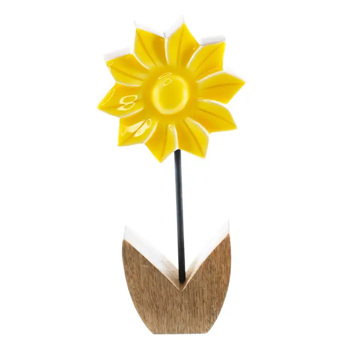 Wood Sunflower | Stand Sitter