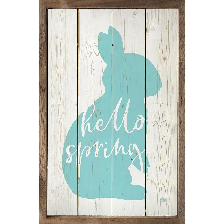 Hello Spring Bunny | Wall Art