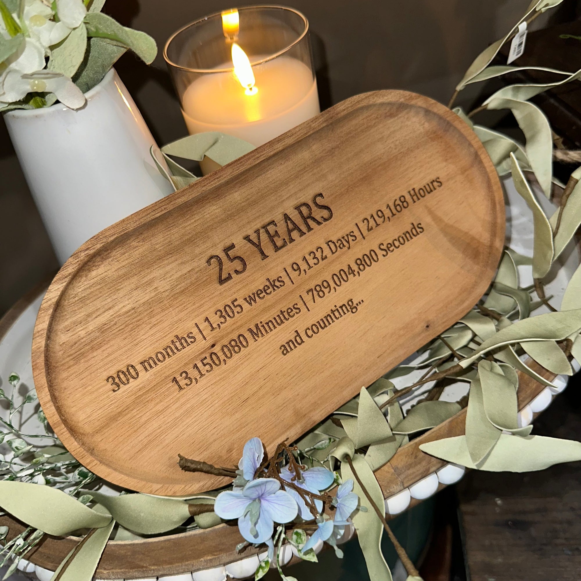 Anniversary Gift | Wood Tray