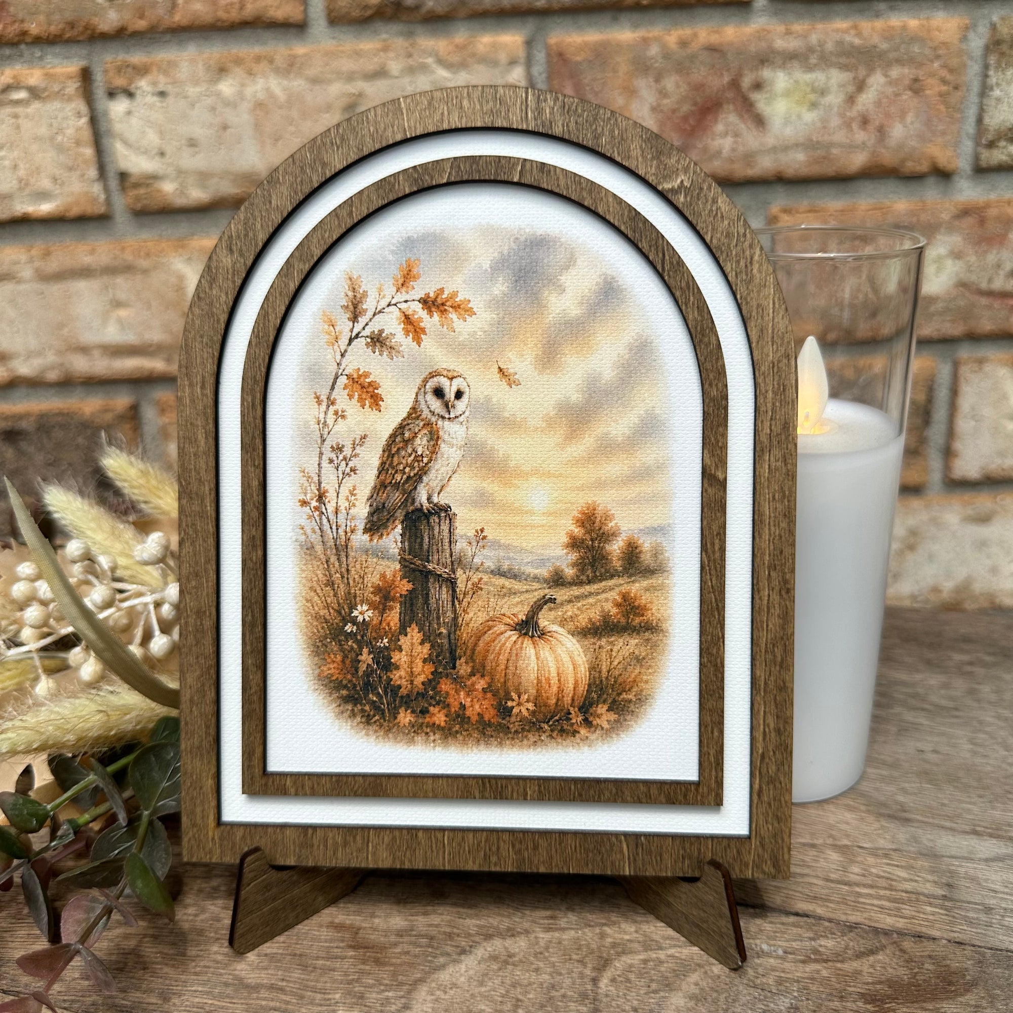Harvest Owl | Canvas Artwork