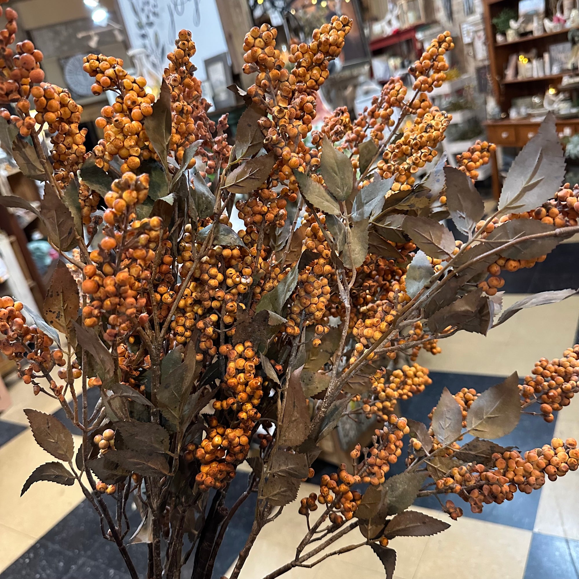 Autumn Berry Cluster Stem | 36"