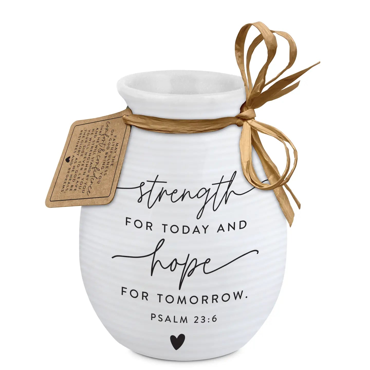 Strength for Today | Ceramic Vase