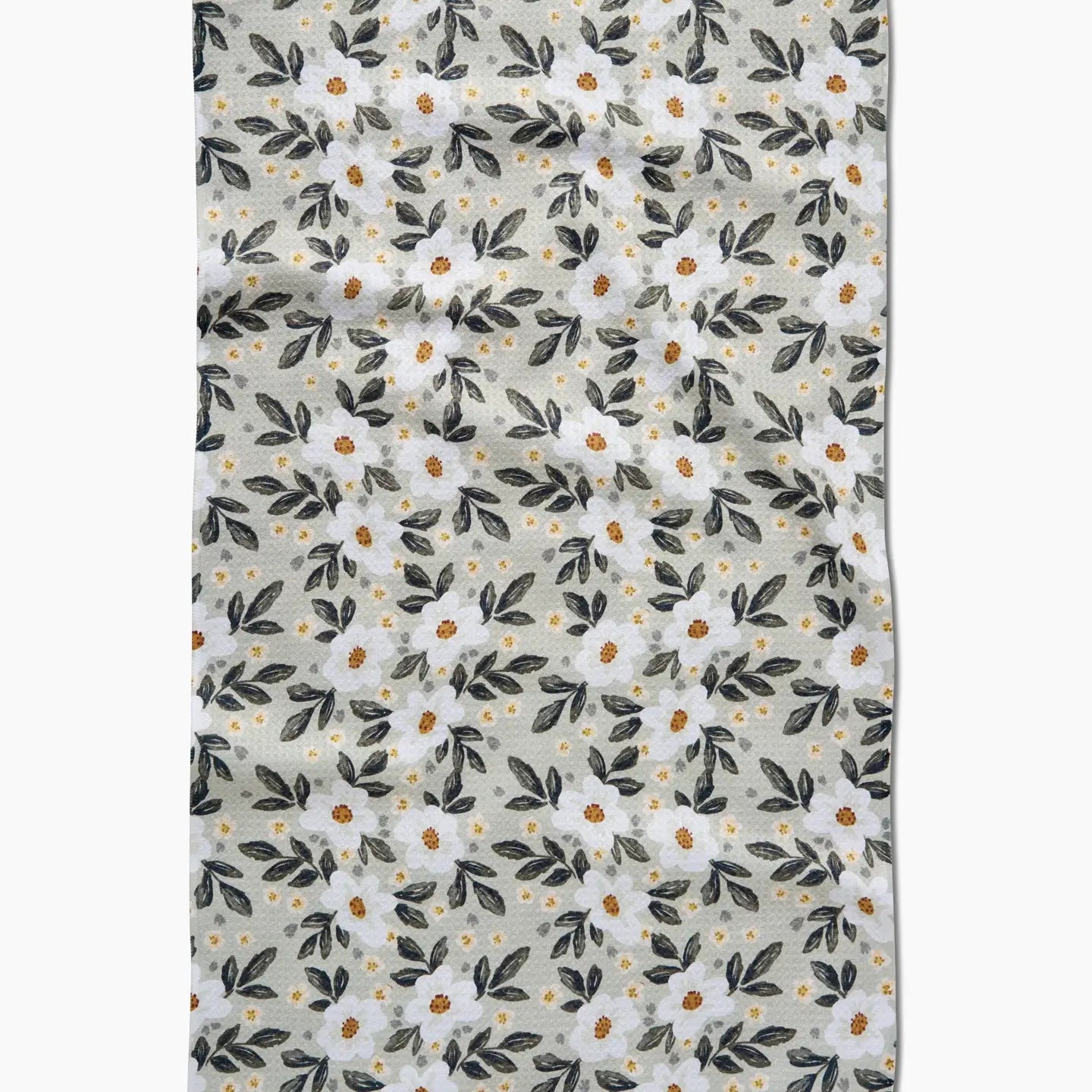 Geometry Kitchen Tea Towel | Painted Flowers