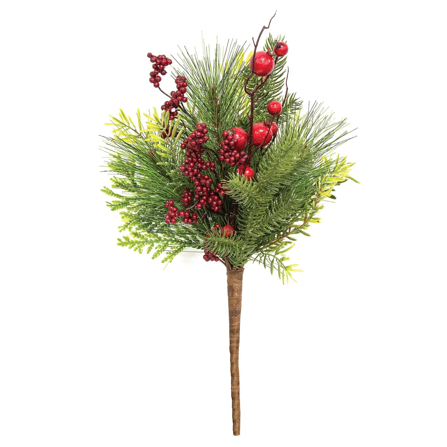 Winter Pine & Berry Spray | 15"