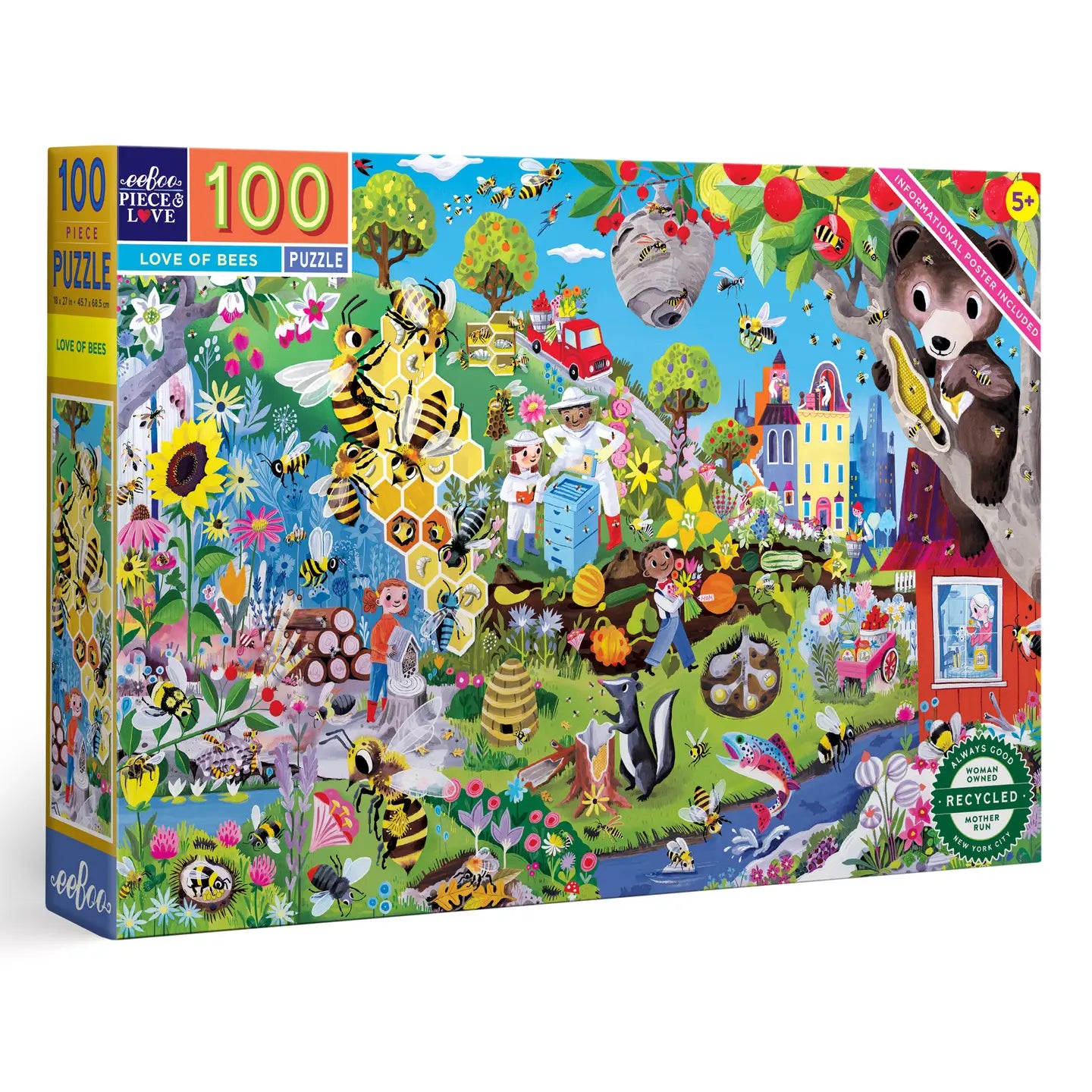 Love of Bees | 100 Piece Puzzle