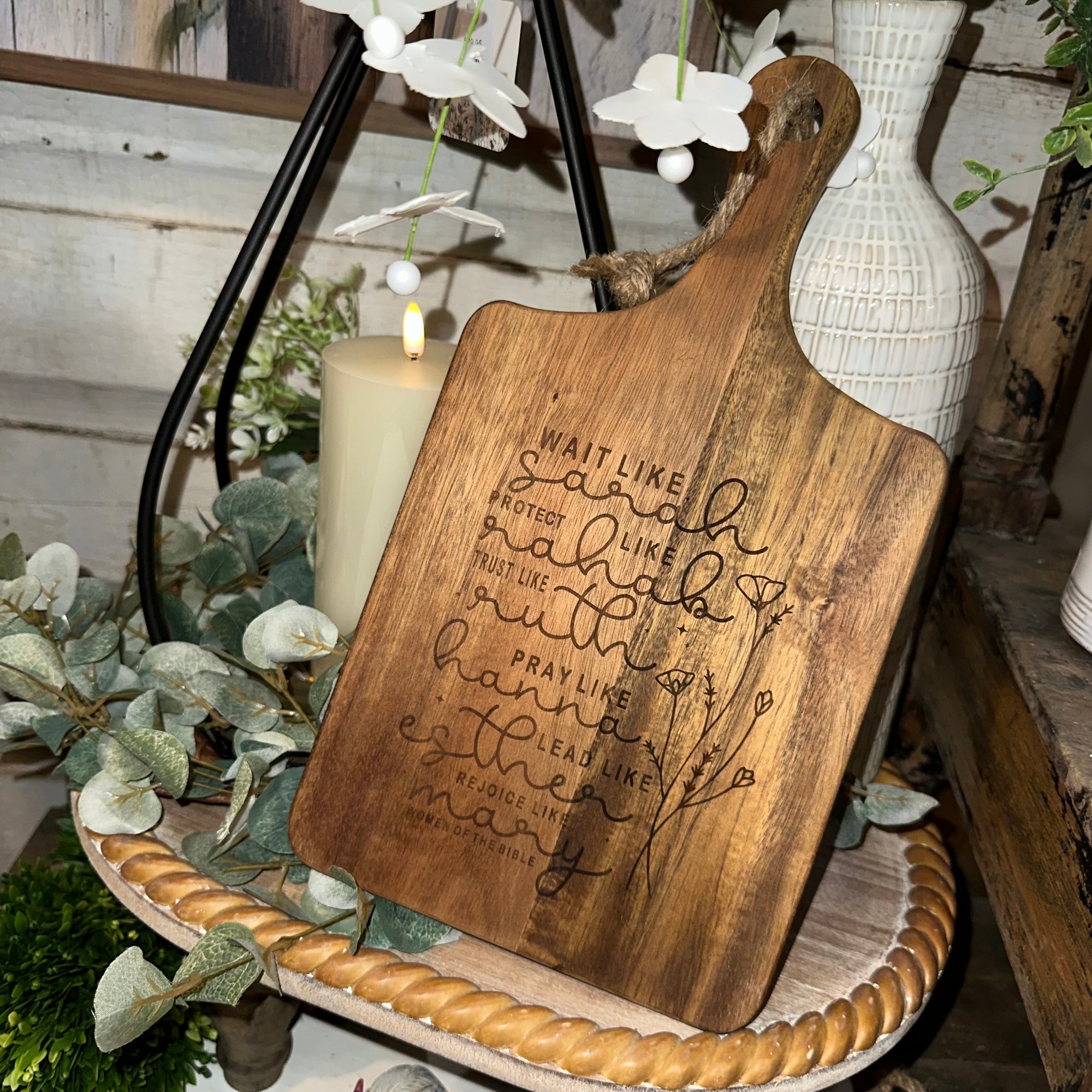 Women of the Bible | Wood Trivet