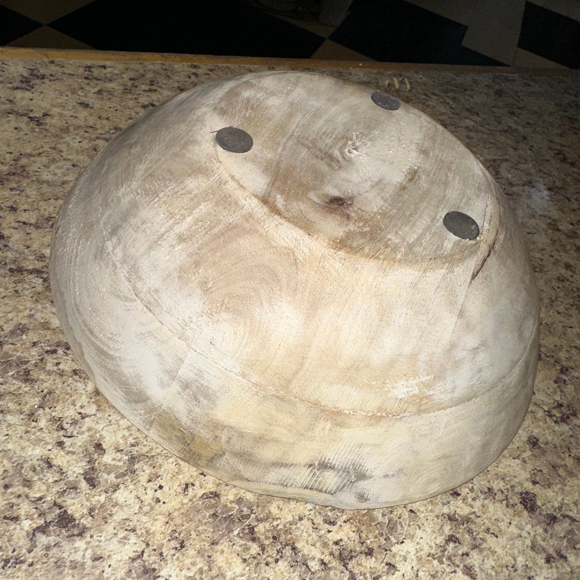 Wood Bowl | Whitewashed