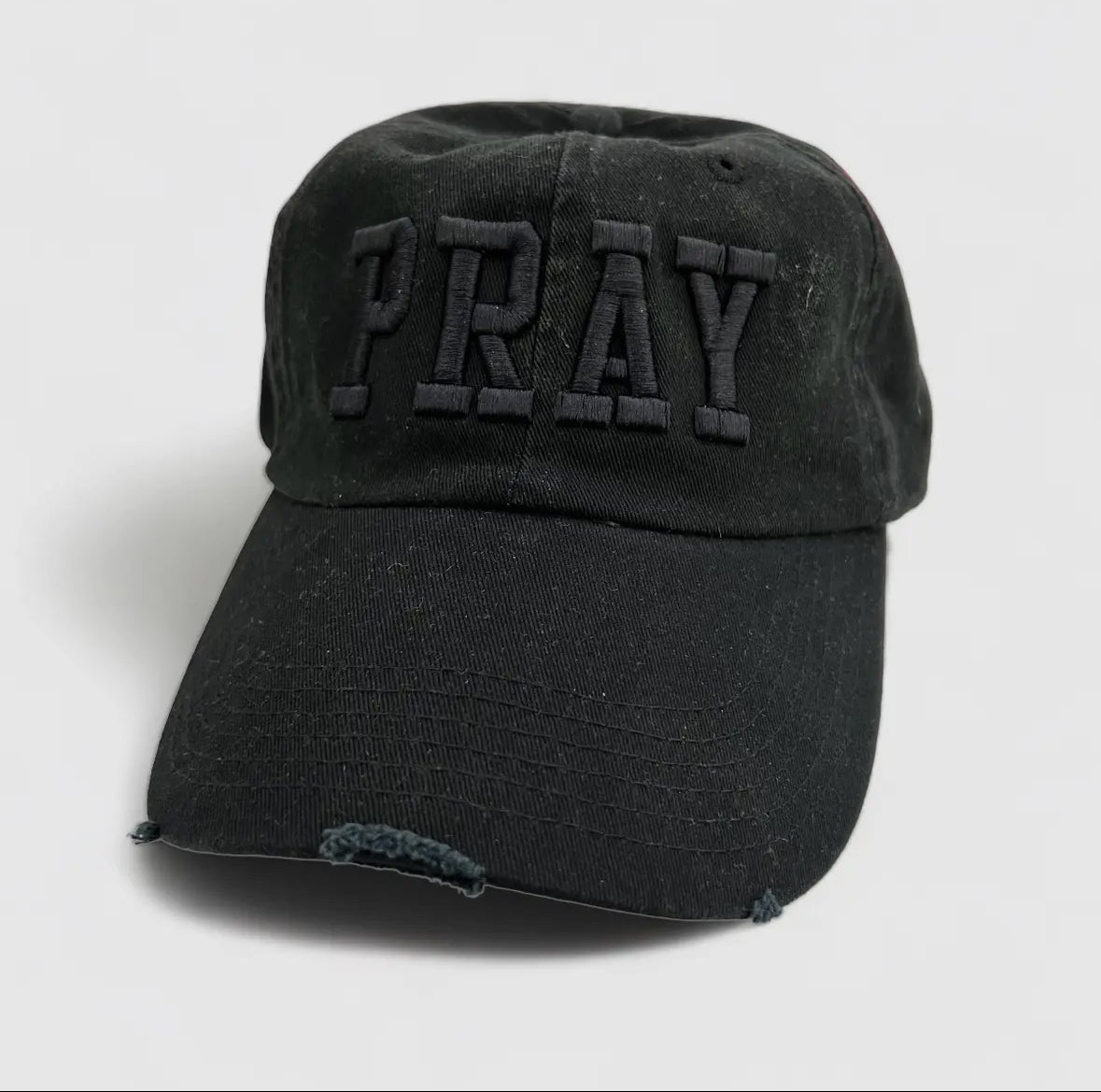 Pray | Distressed Baseball Hat