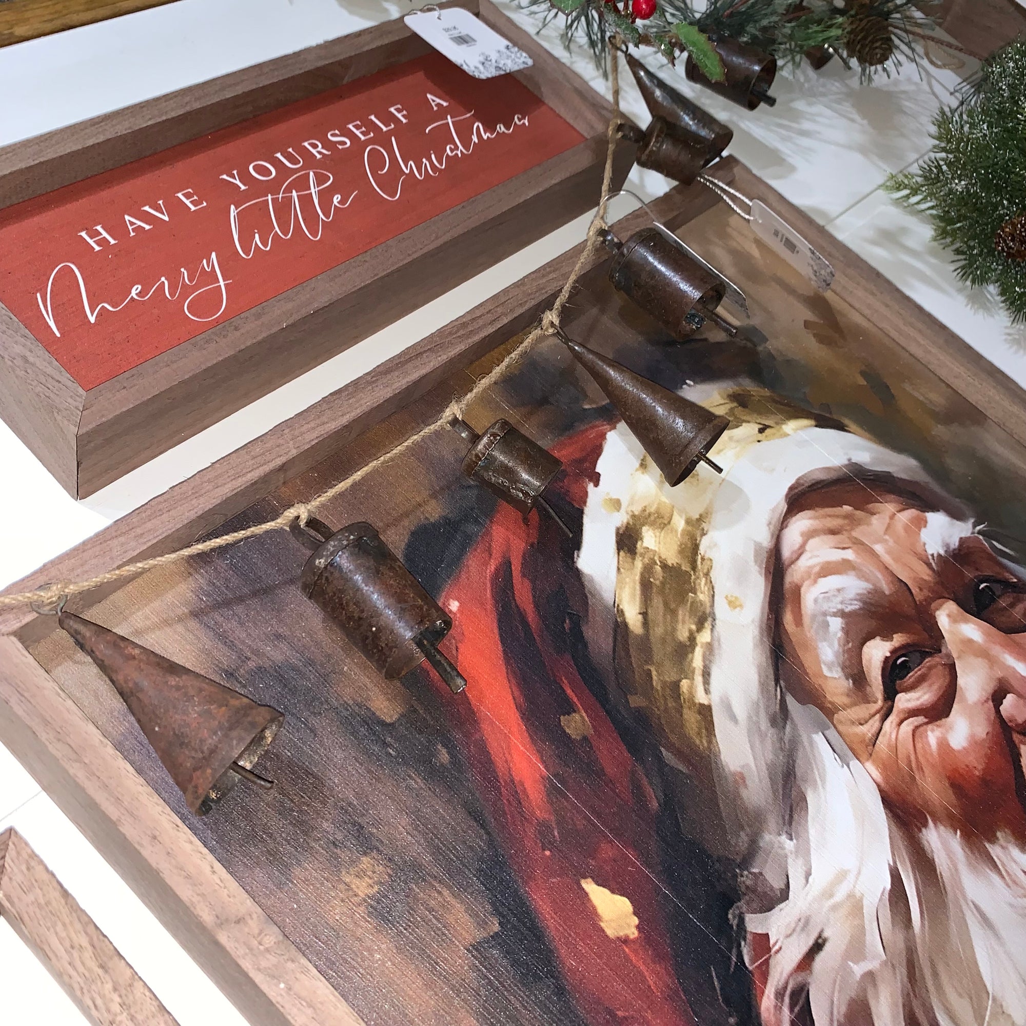 Rustic Bell Garland | 5'