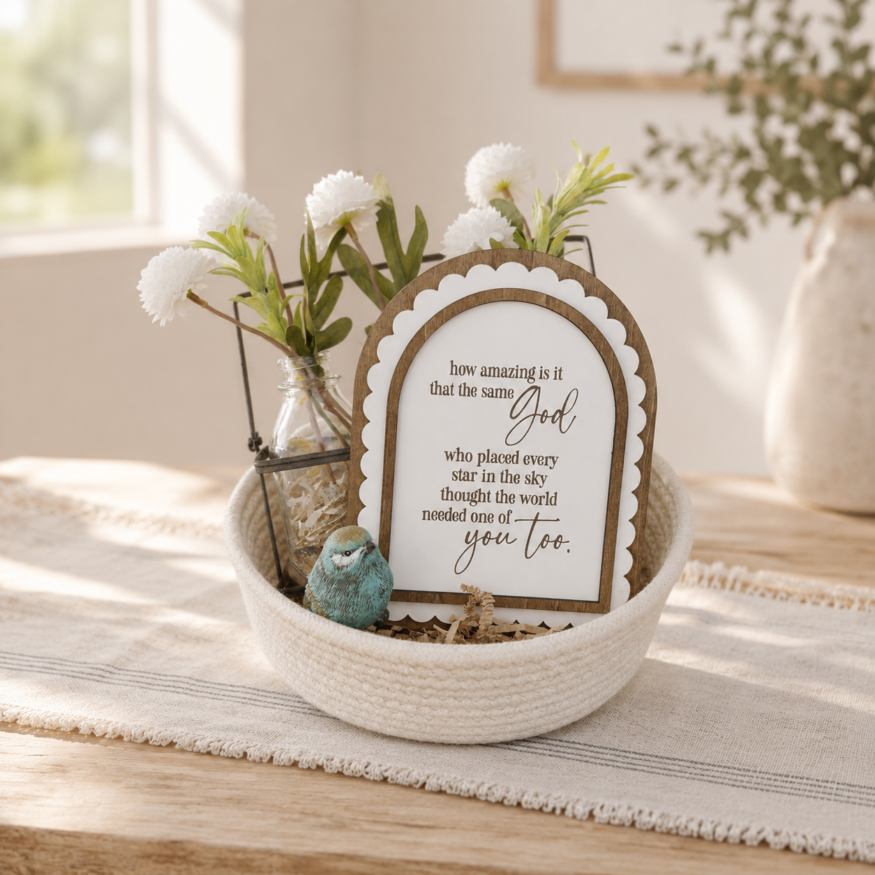 Same God Arched Sign | Christian Encouragement Gift Decor