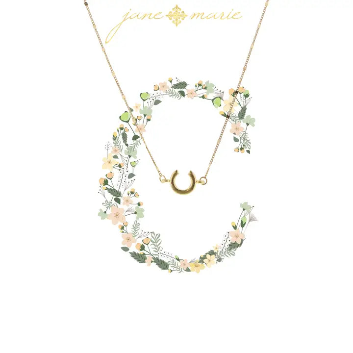 Initial Necklace | 16" | Gold