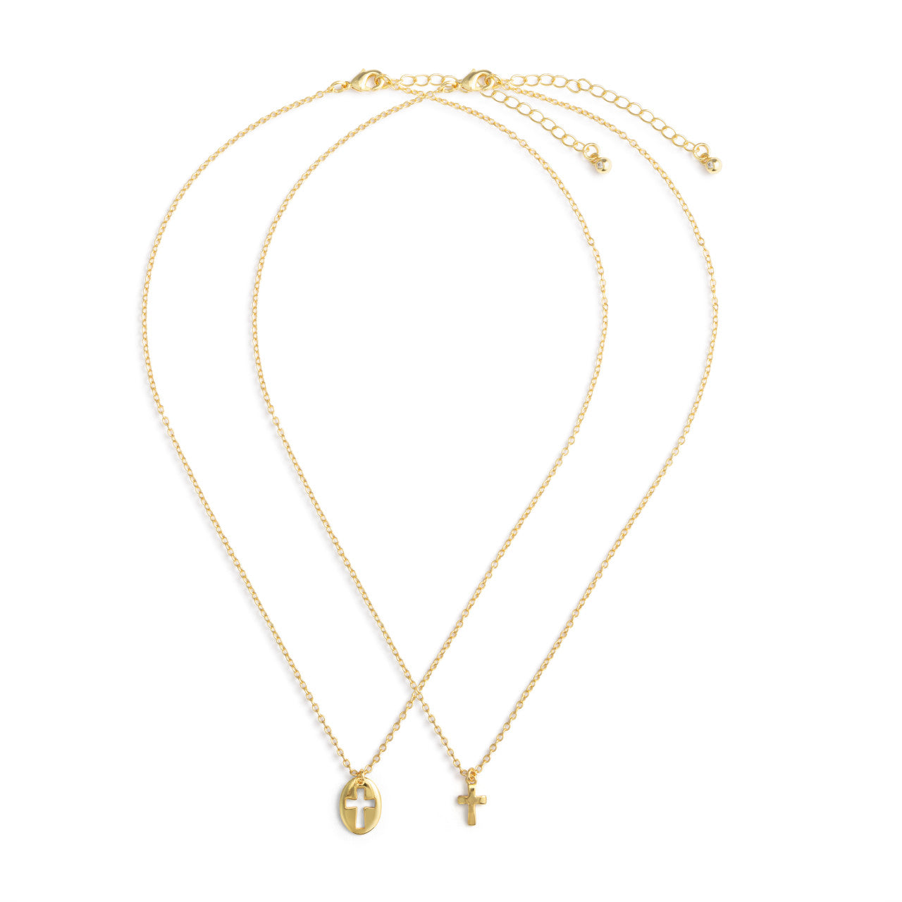 Cross Necklace Set | One to Keep, One to Share | Giving Collection