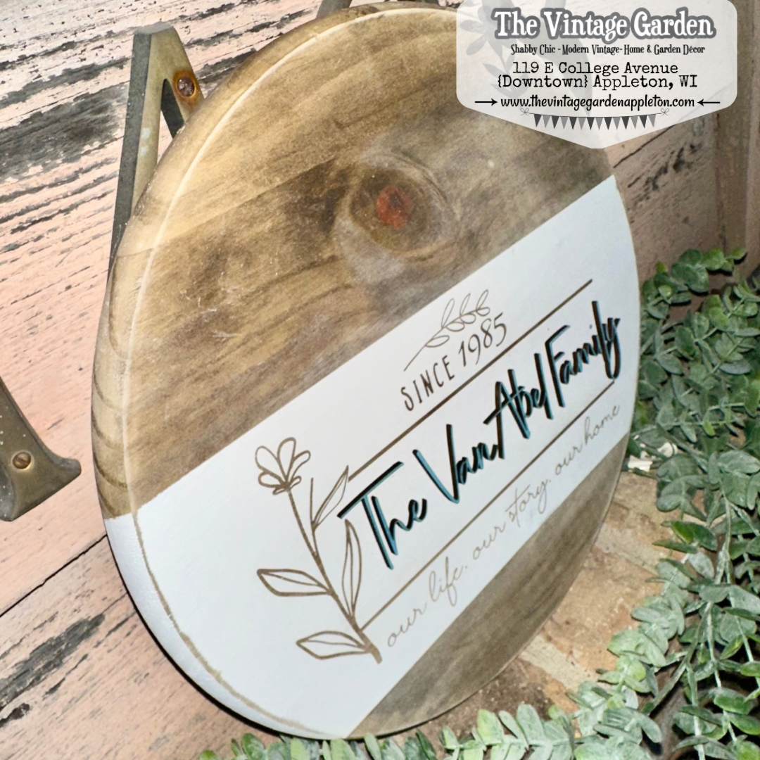 Our Life. Our Family. Our Home | Custom Sign