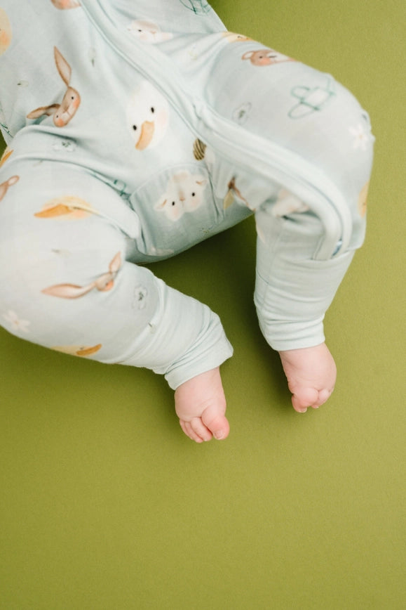 Springtime Pals | Bamboo Zippy Footie Sleeper