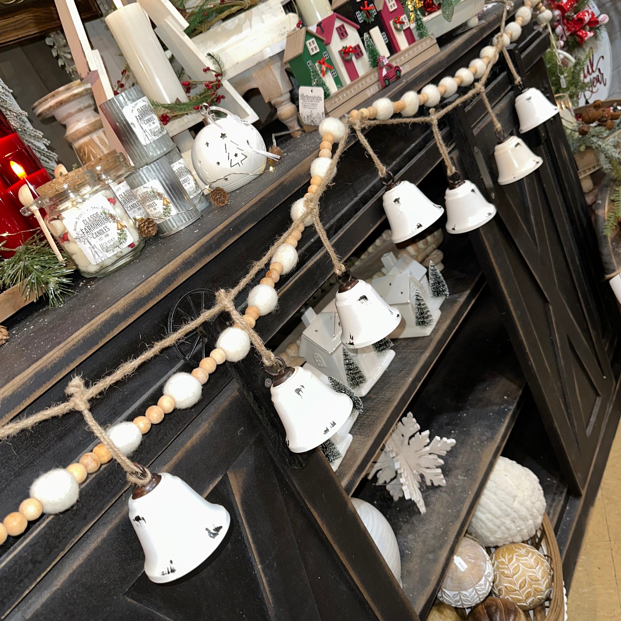 Bell Garland | Cream | 4.5'