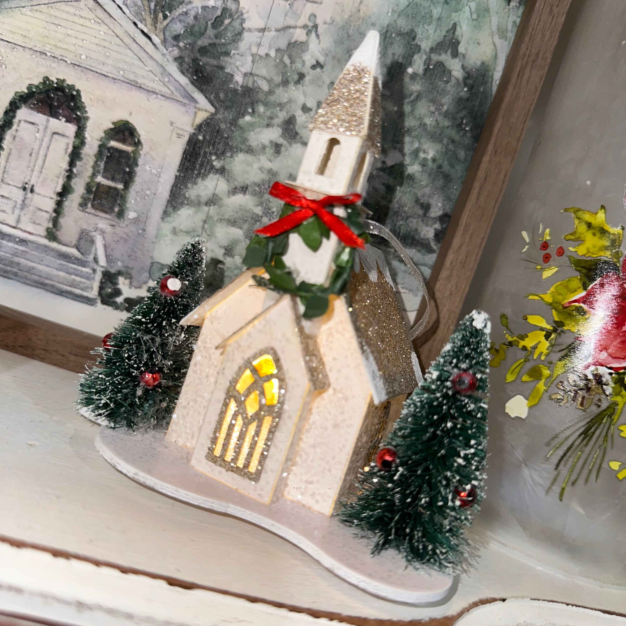 Lighted Sugar House | 5"