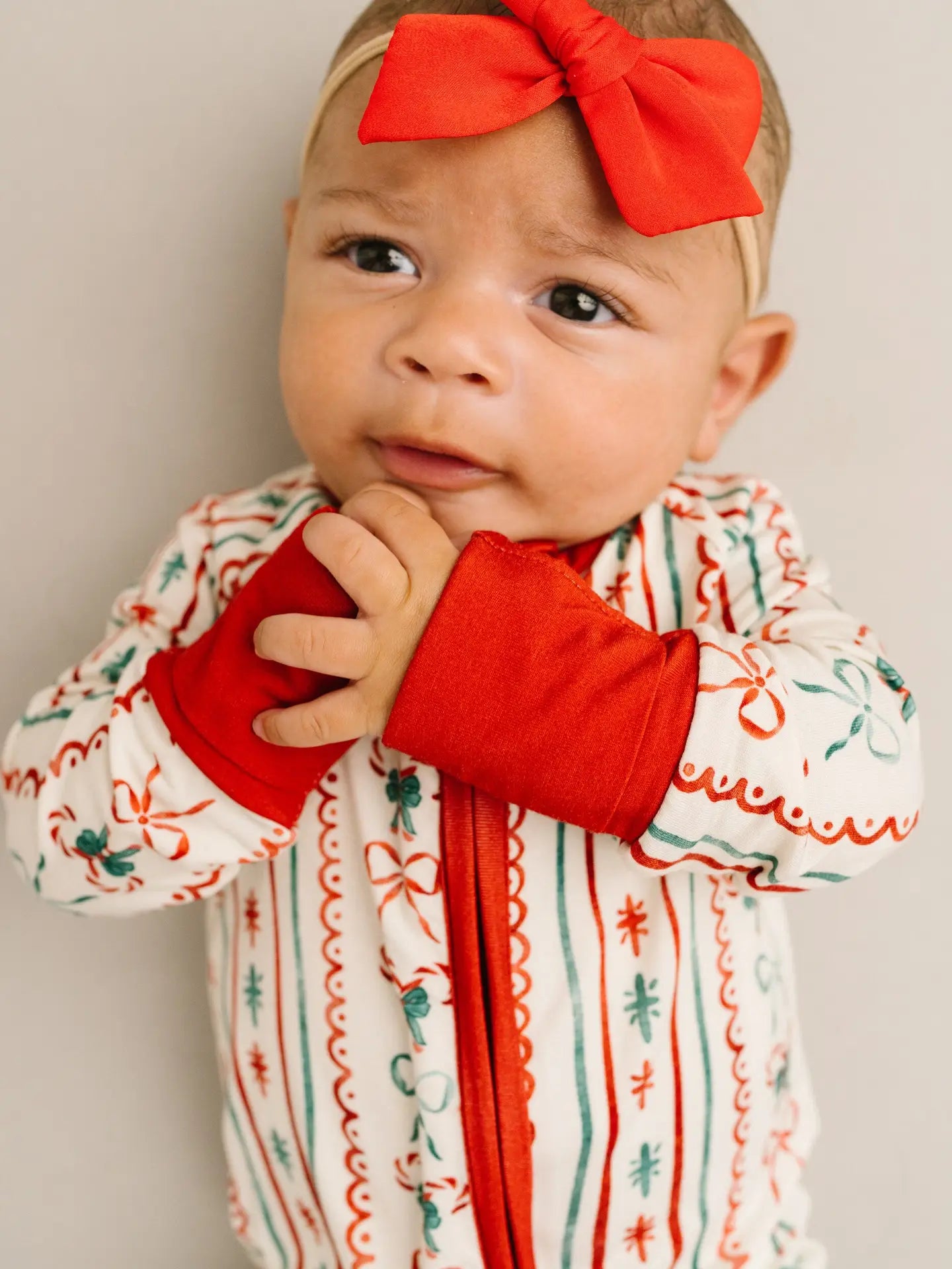 Christmas Bow | Zippy Footie