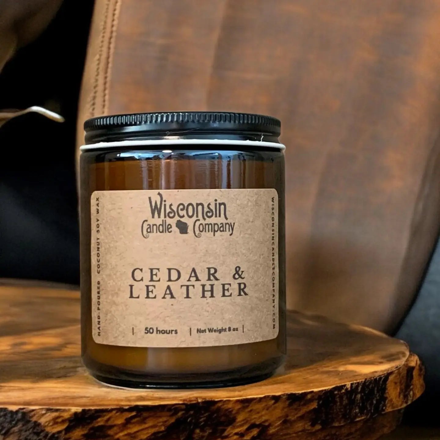 Cedar & Leather | Soy Candle