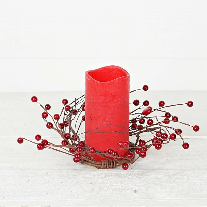 Hearts & Berries | Candle Ring | 12"
