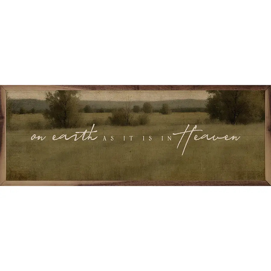 On Earth As It Is In Heaven | Wall Art