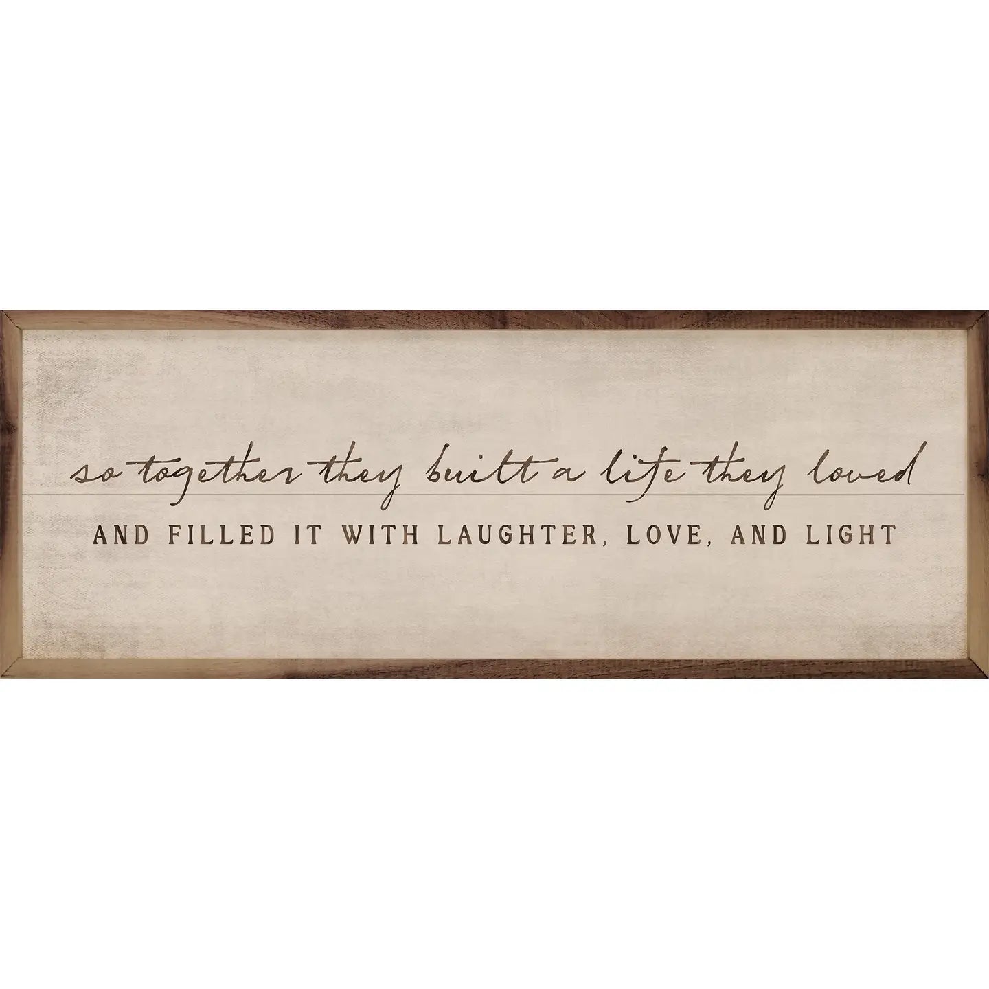 Together They Built a Life They Loved | Wall Art