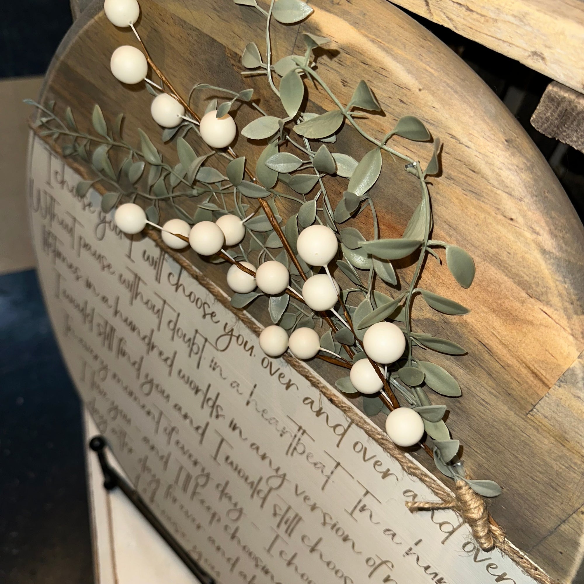 I Choose You | 18" Handmade Sign