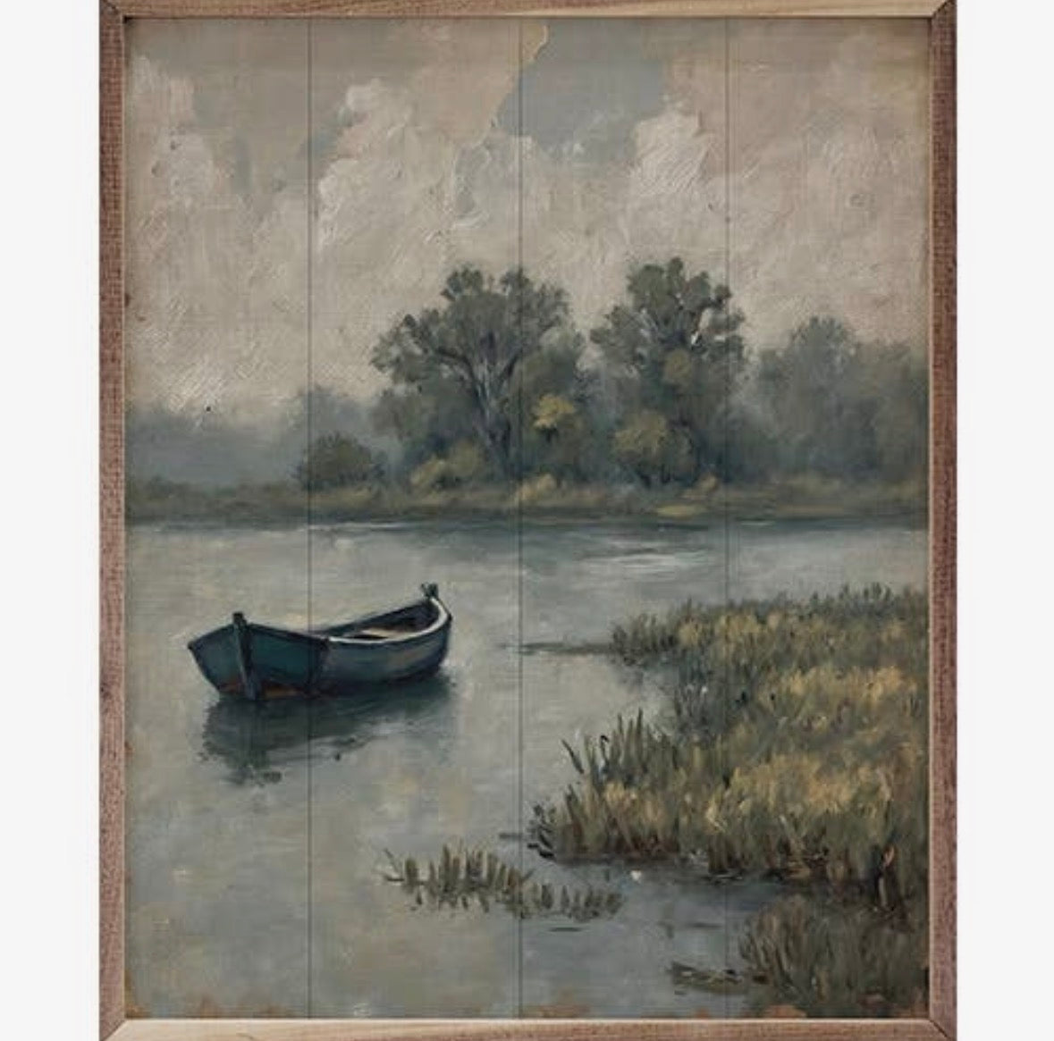 Boat on the Lake | Wall Art