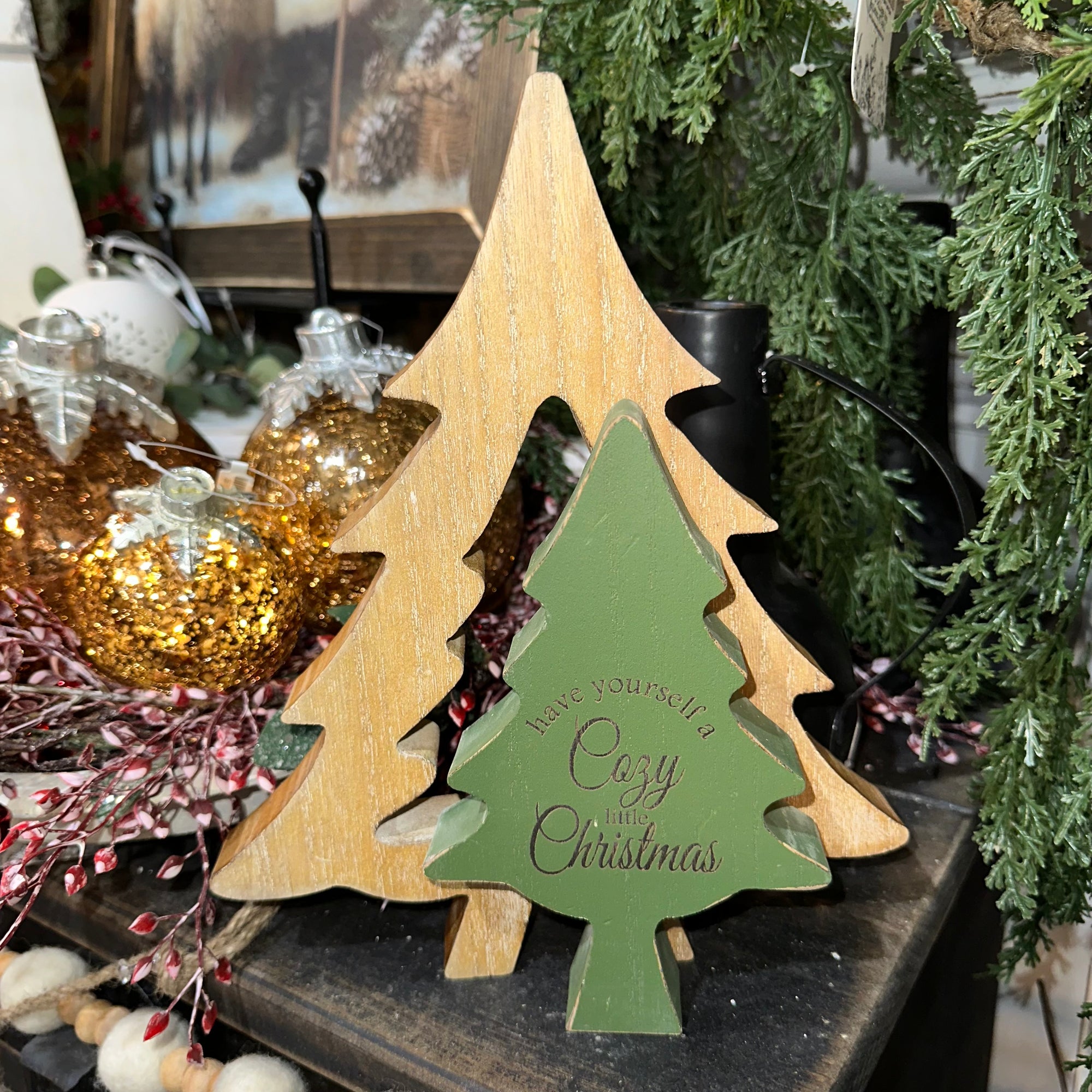 Double Winter Tree | Cozy Little Christmas