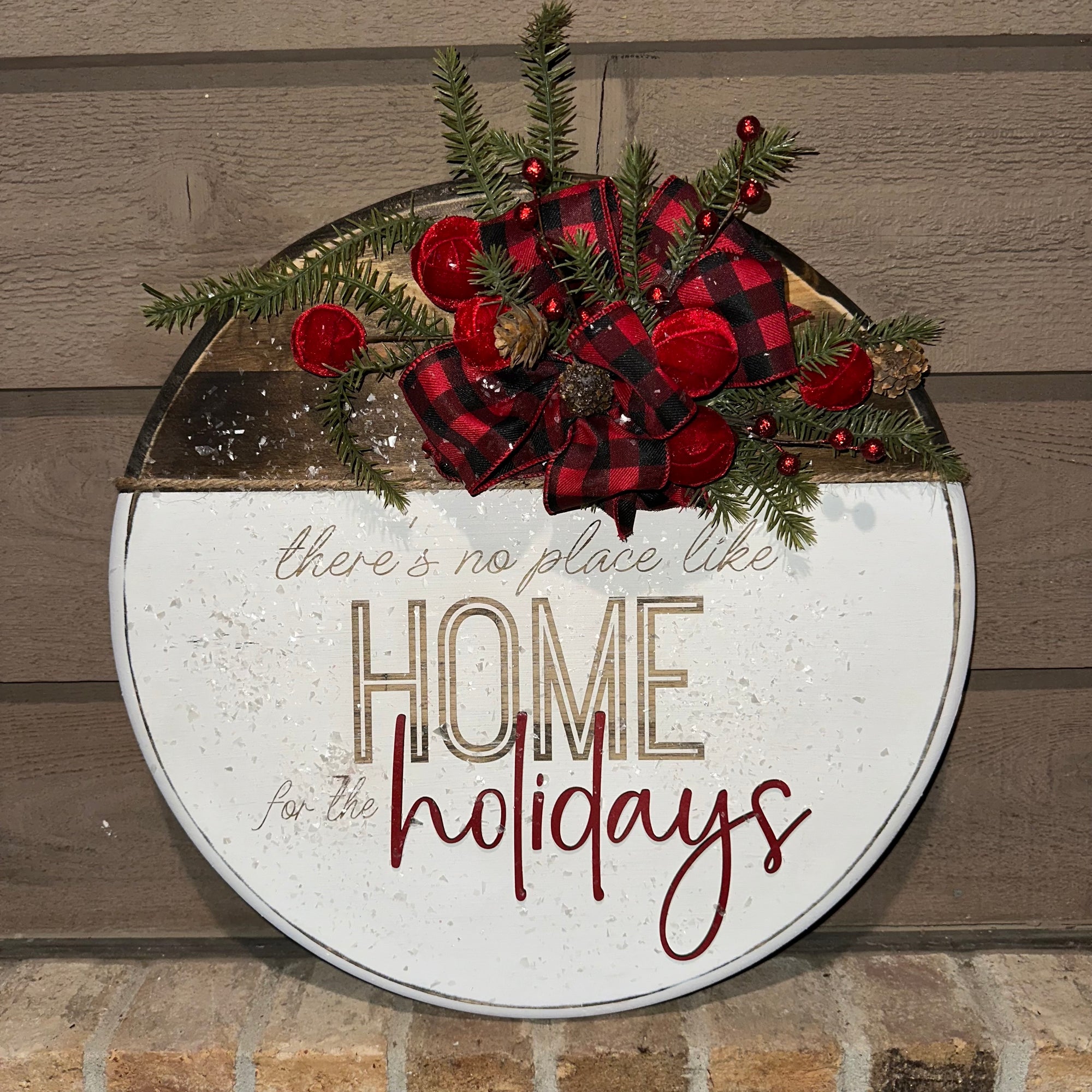 Home for the Holidays | 18" Handmade Sign