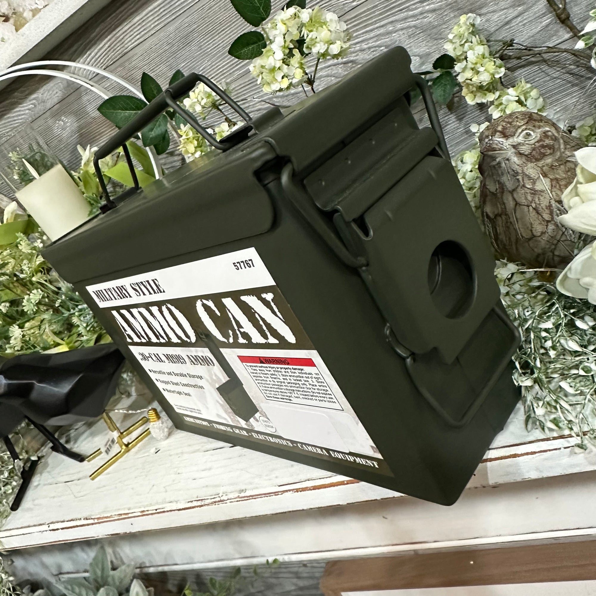 Husband, Daddy, Protector, Hero Flag | Engraved Ammo Can