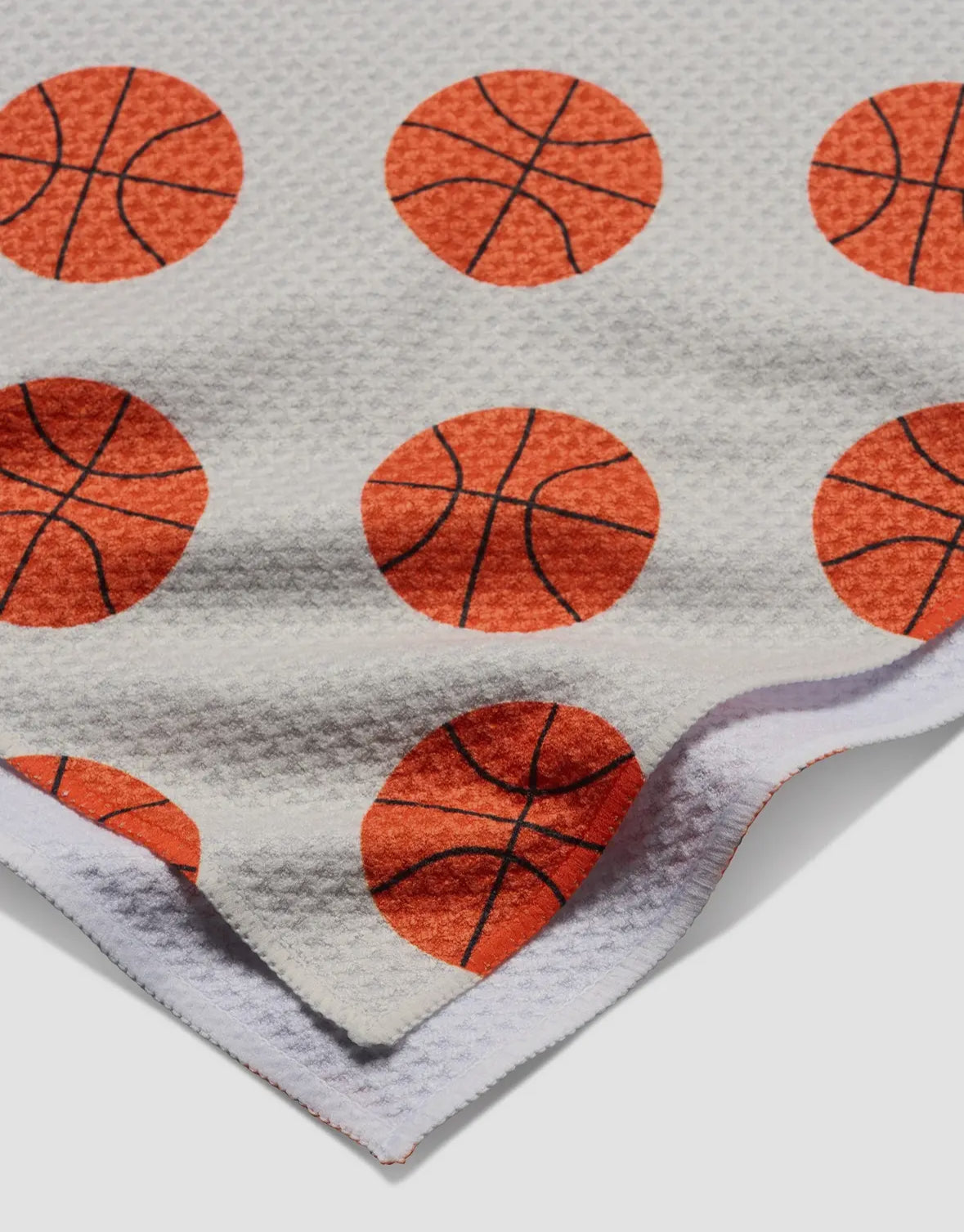Geometry Kitchen Tea Towel | Three Pointer Basketball
