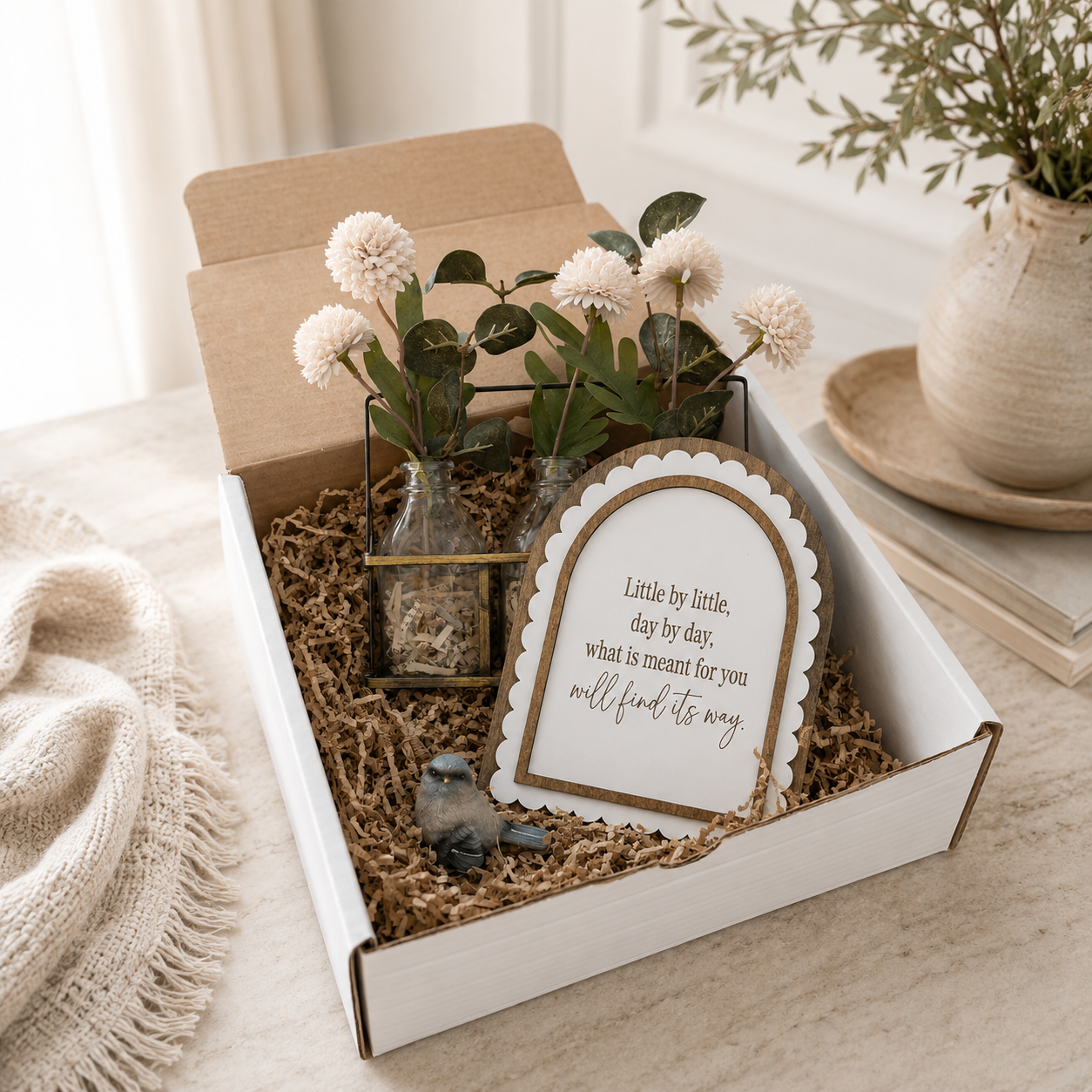 What’s Meant to be Will Find Its Way | Inspirational Handmade Arched Sign