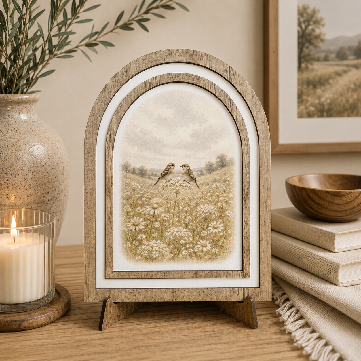 The Meadow Sparrows | Canvas Artwork
