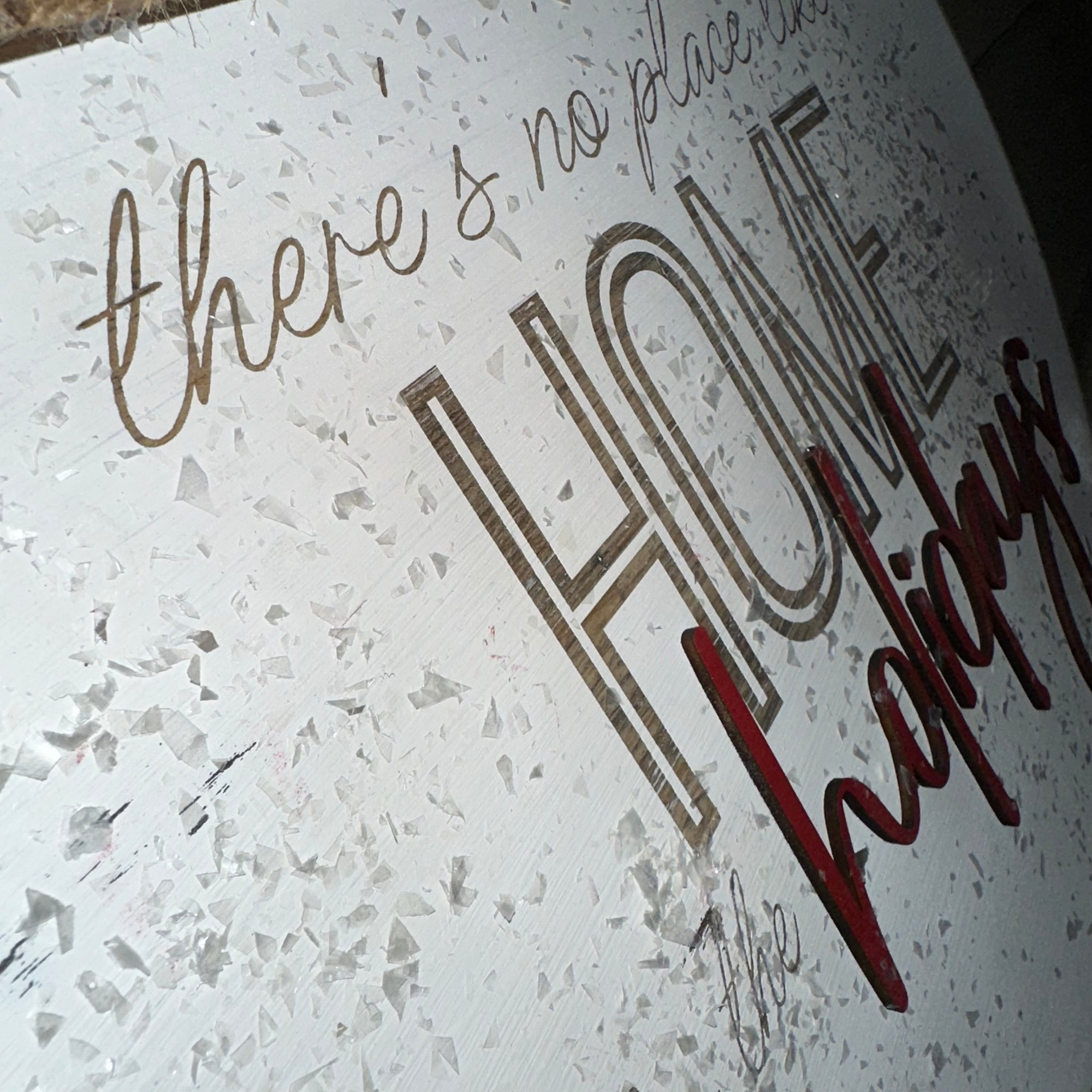 Home for the Holidays | 18" Handmade Sign