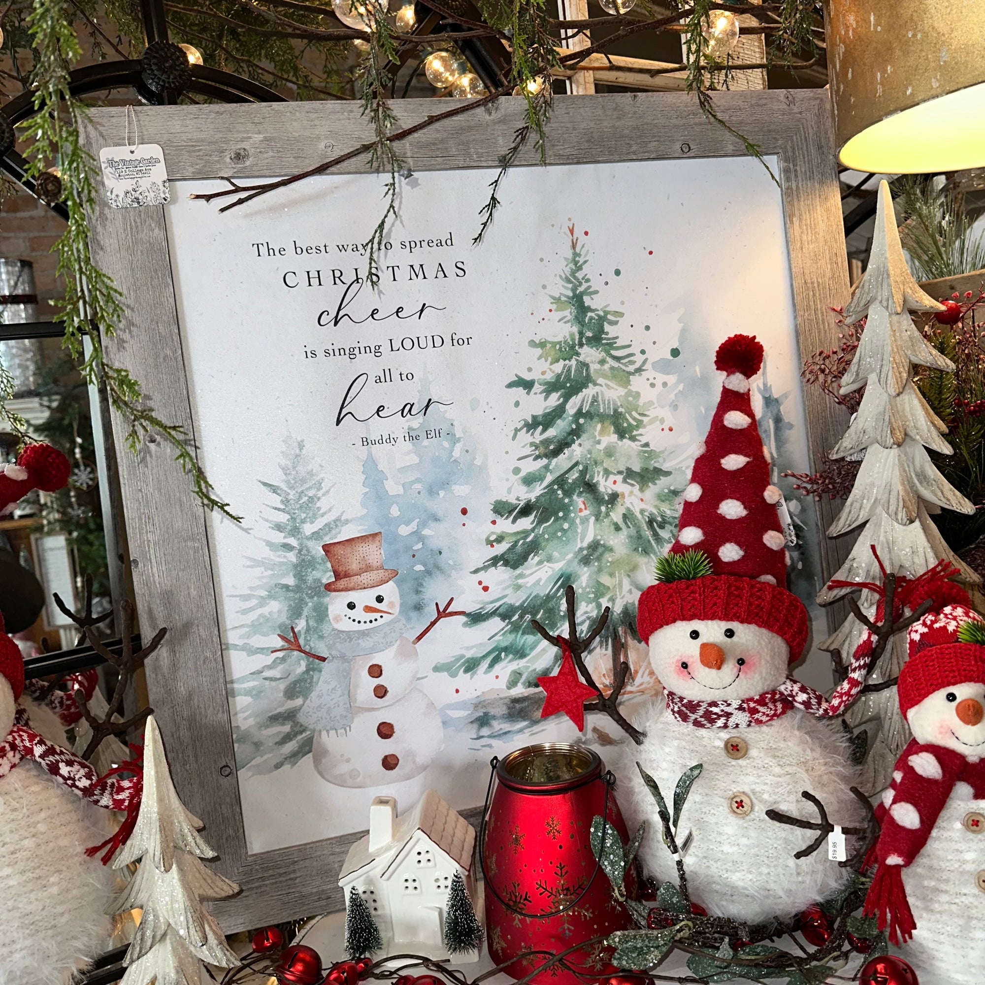 The Best Way to Spread Christmas Cheer | Framed Wall Art