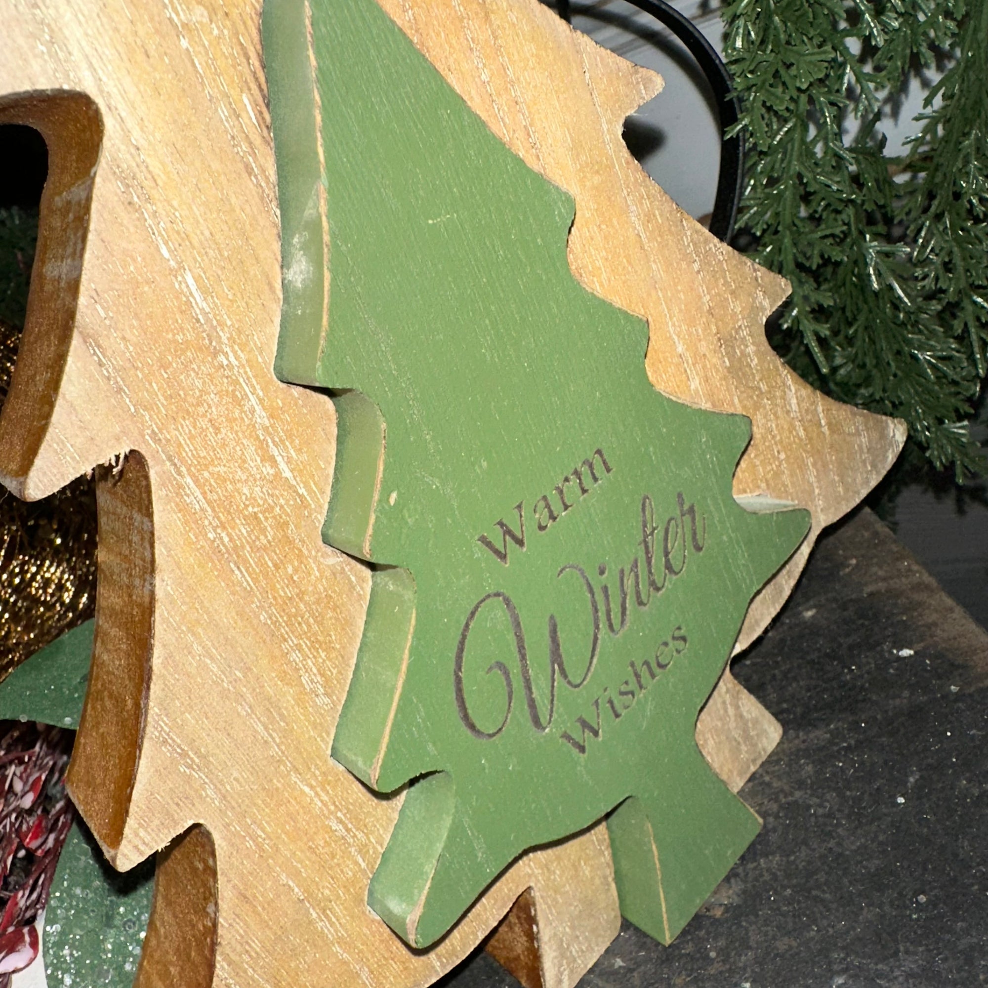 Double Winter Tree | Warm Winter Wishes