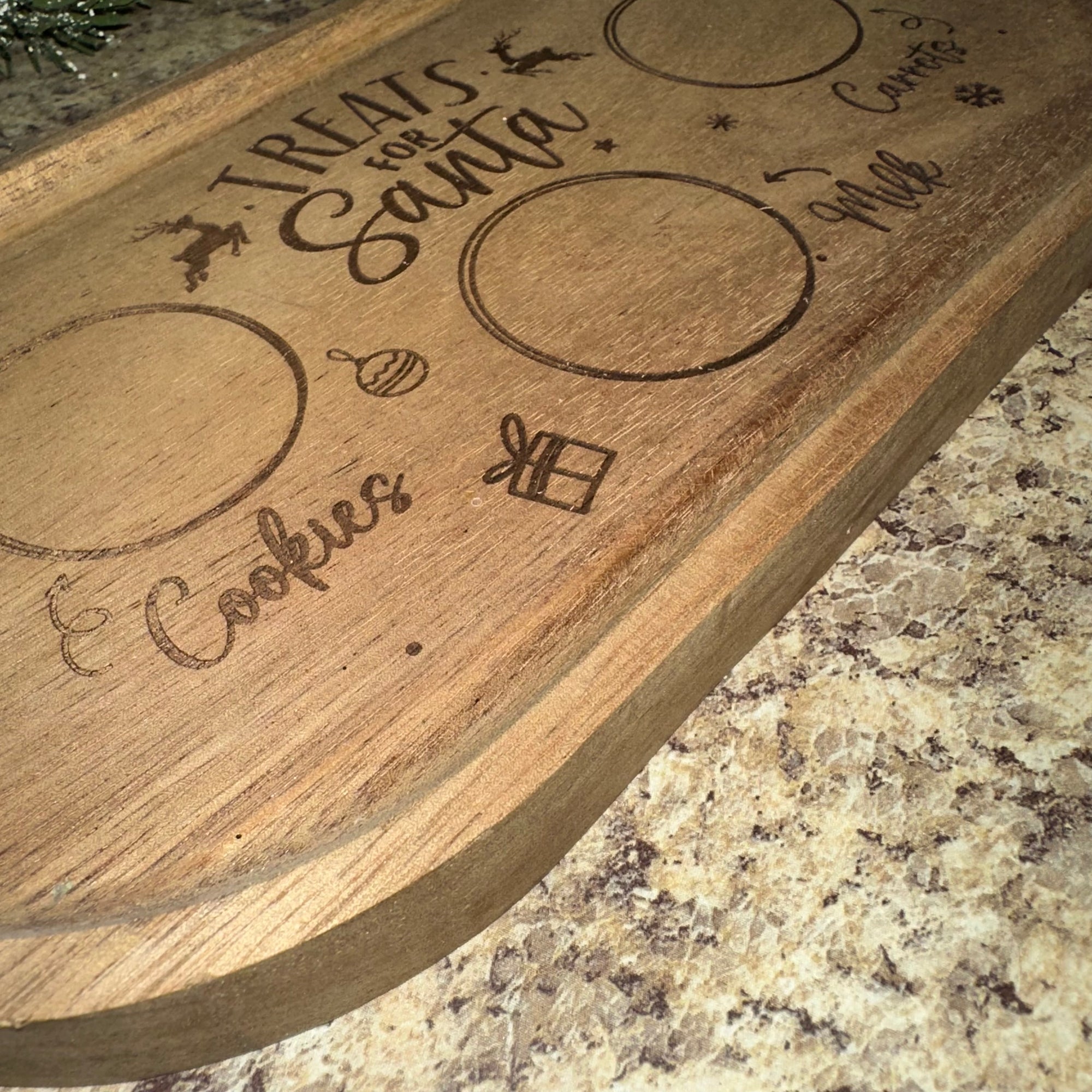 Treats for Santa | Decorative Snack Tray