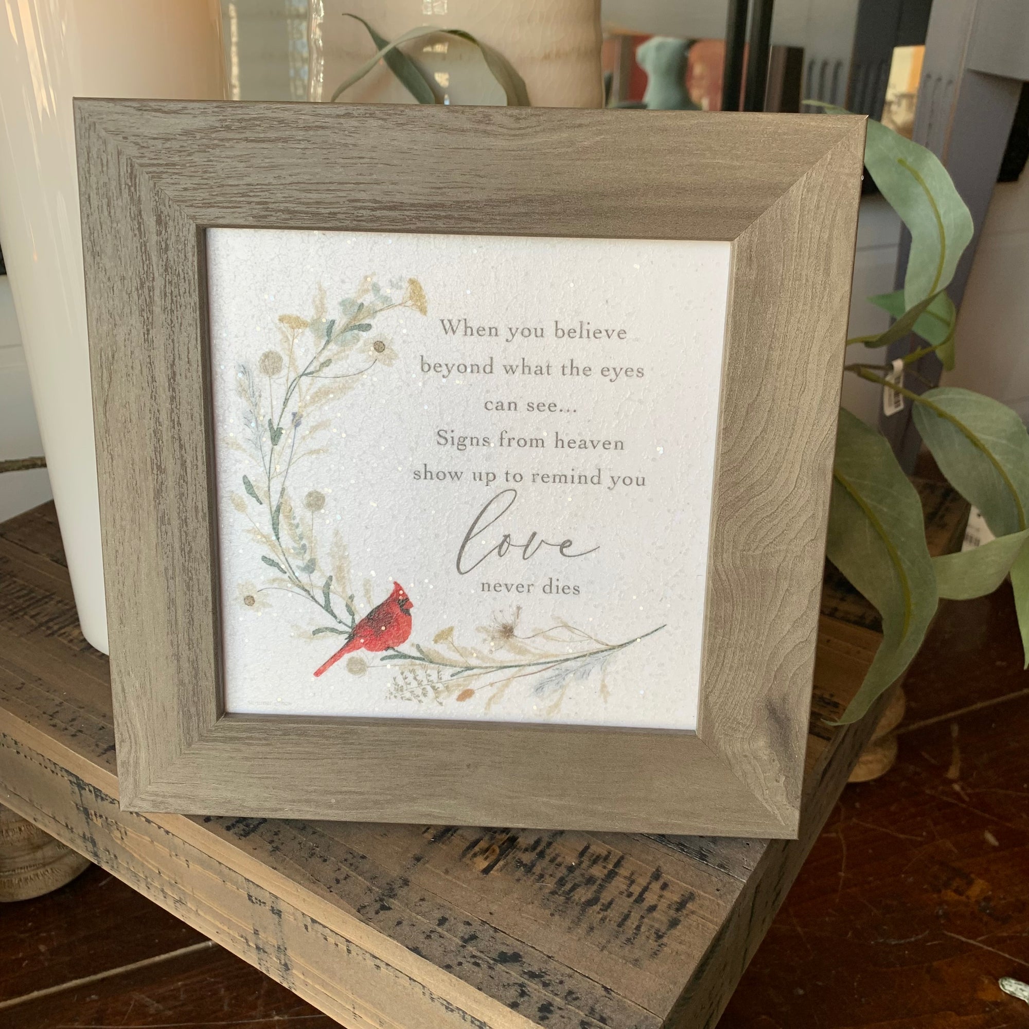Love Never Dies | Memorial Framed Art
