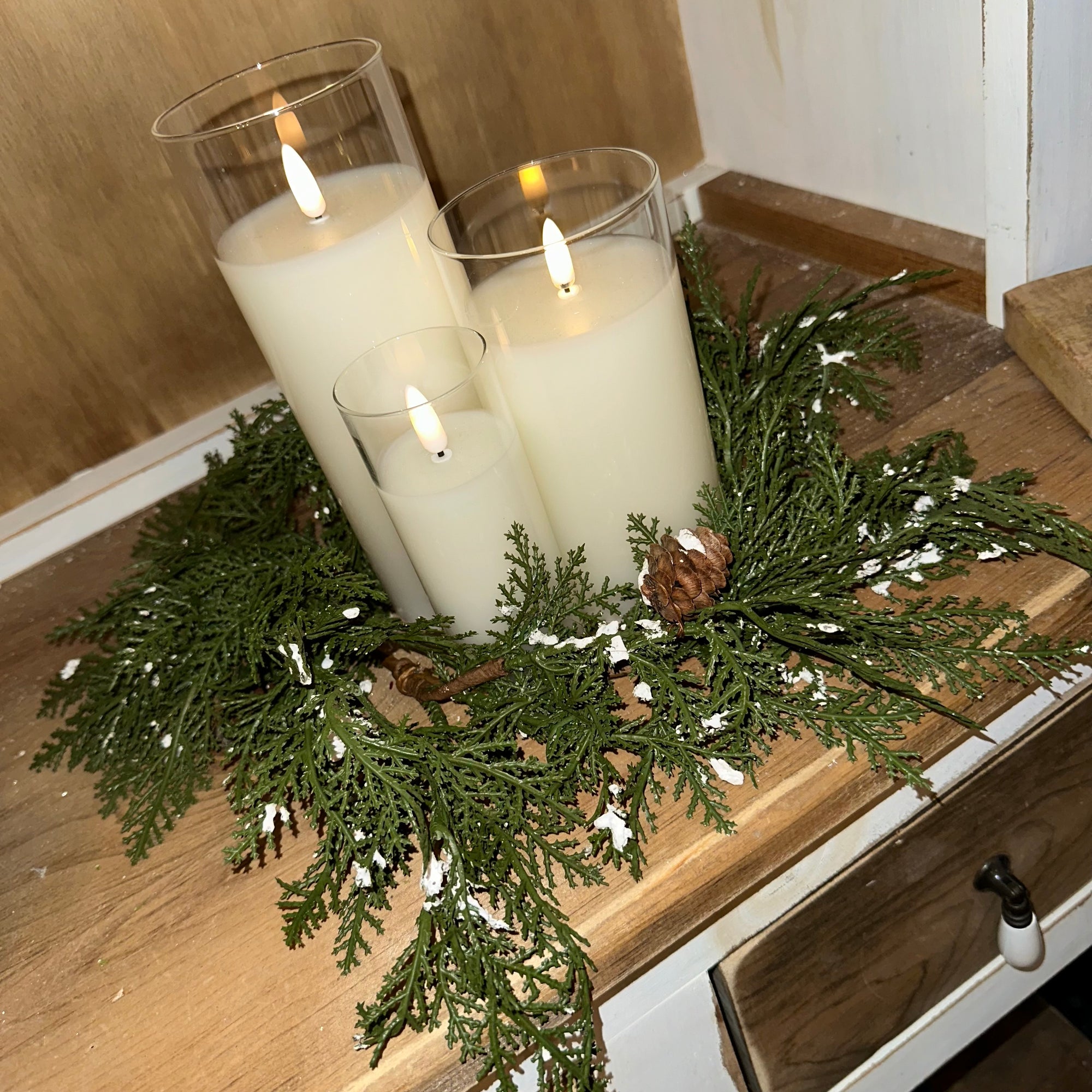 Snowy Cedar Pine Ring | Soft Touch