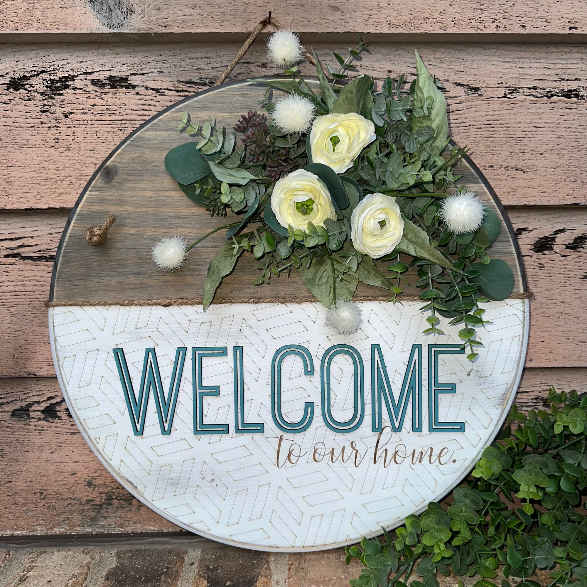 Welcome to Our Home | 18" Handmade Sign