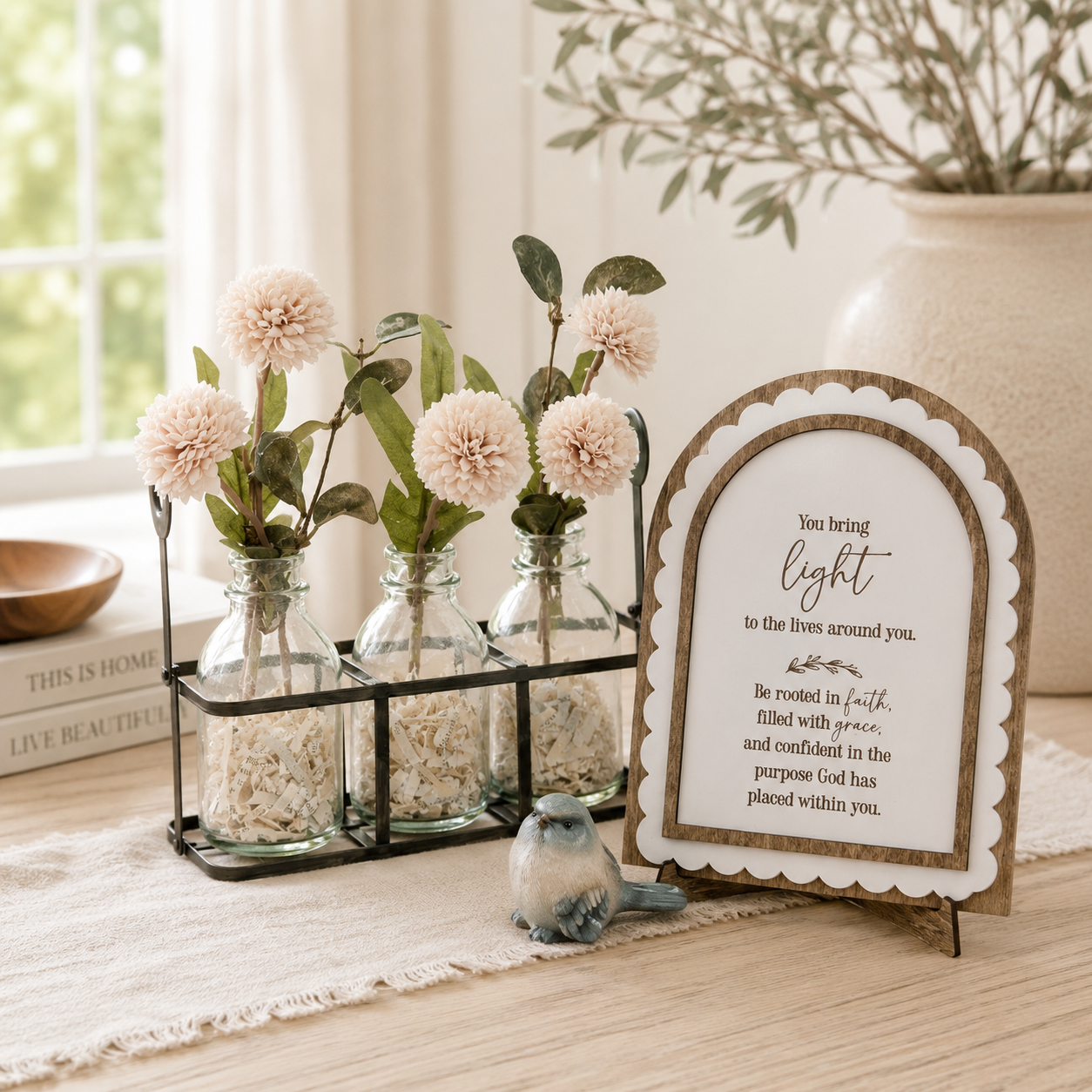You Bring Light Arch Sign | Faith & Grace Christian Encouragement Gift