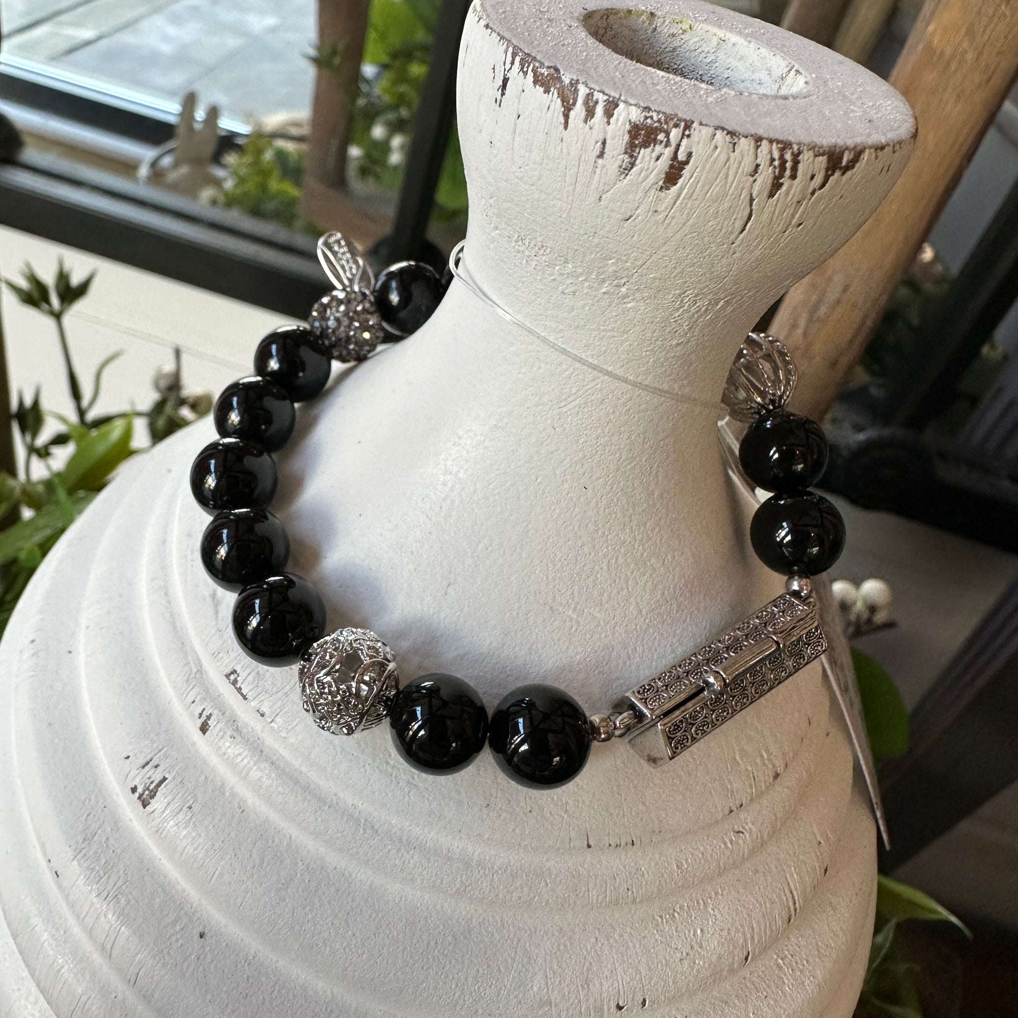 Prayer Box Bracelet | Natural Stone