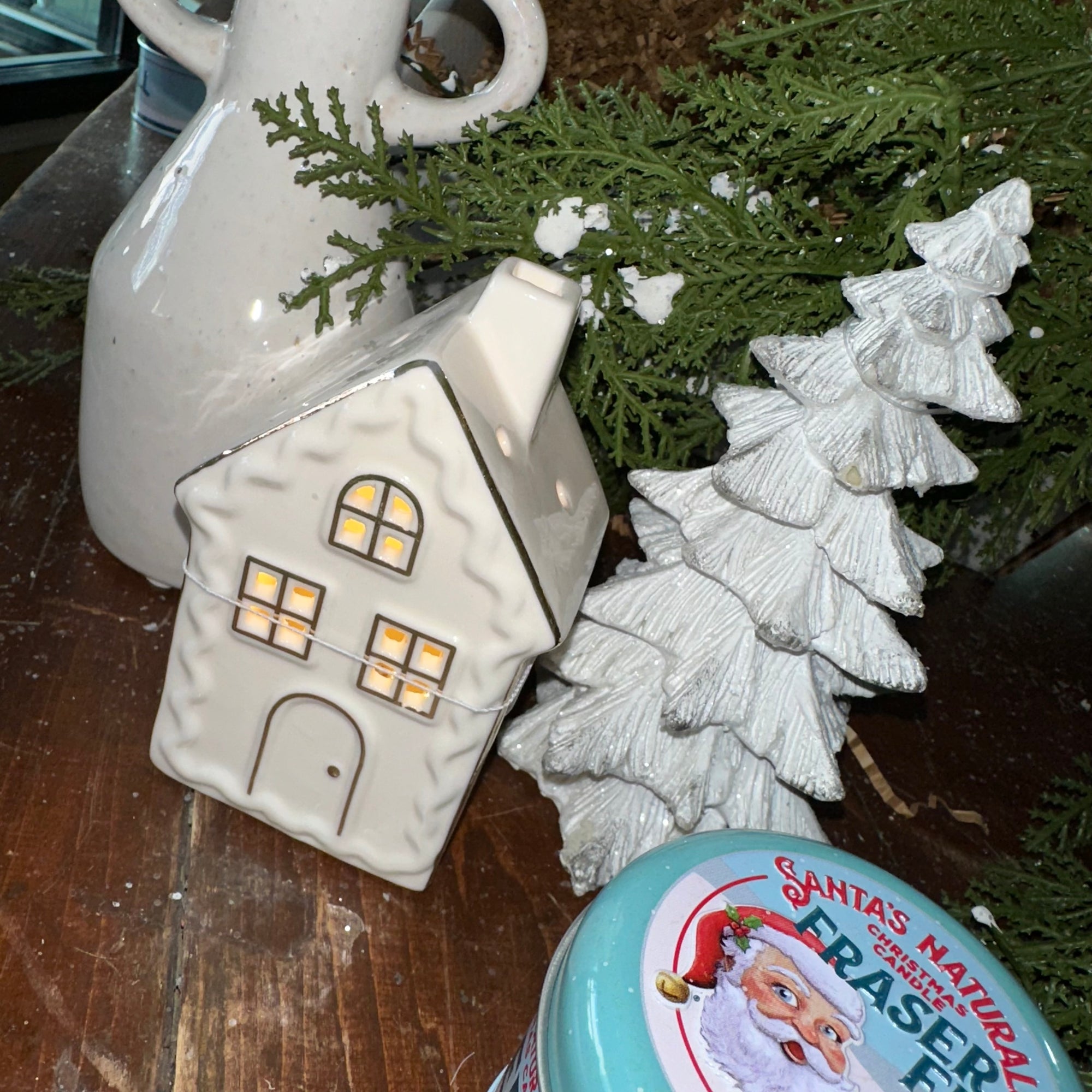 Lighted Winter House {Gift Box}