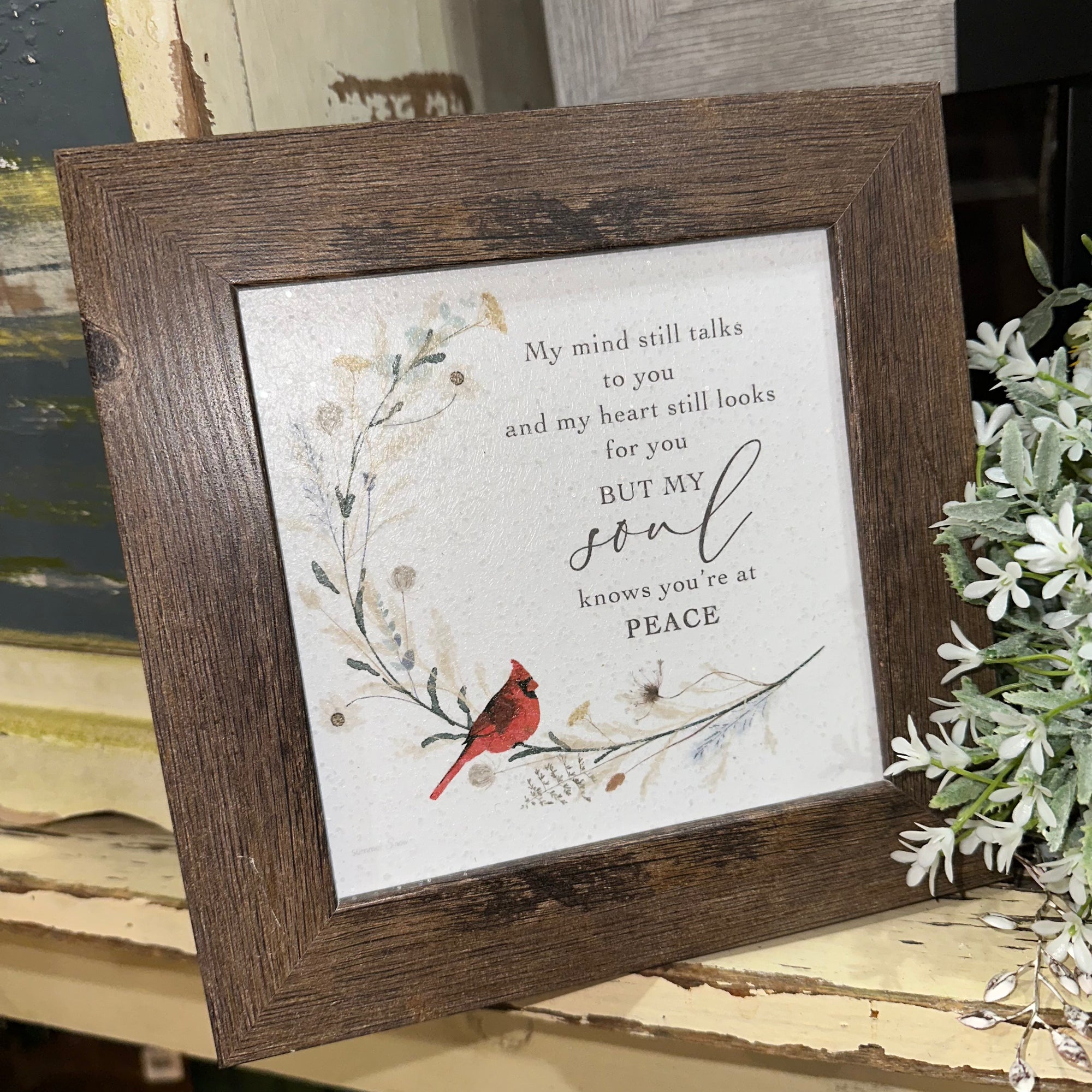 My Soul Knows You're At Peace | Framed Art