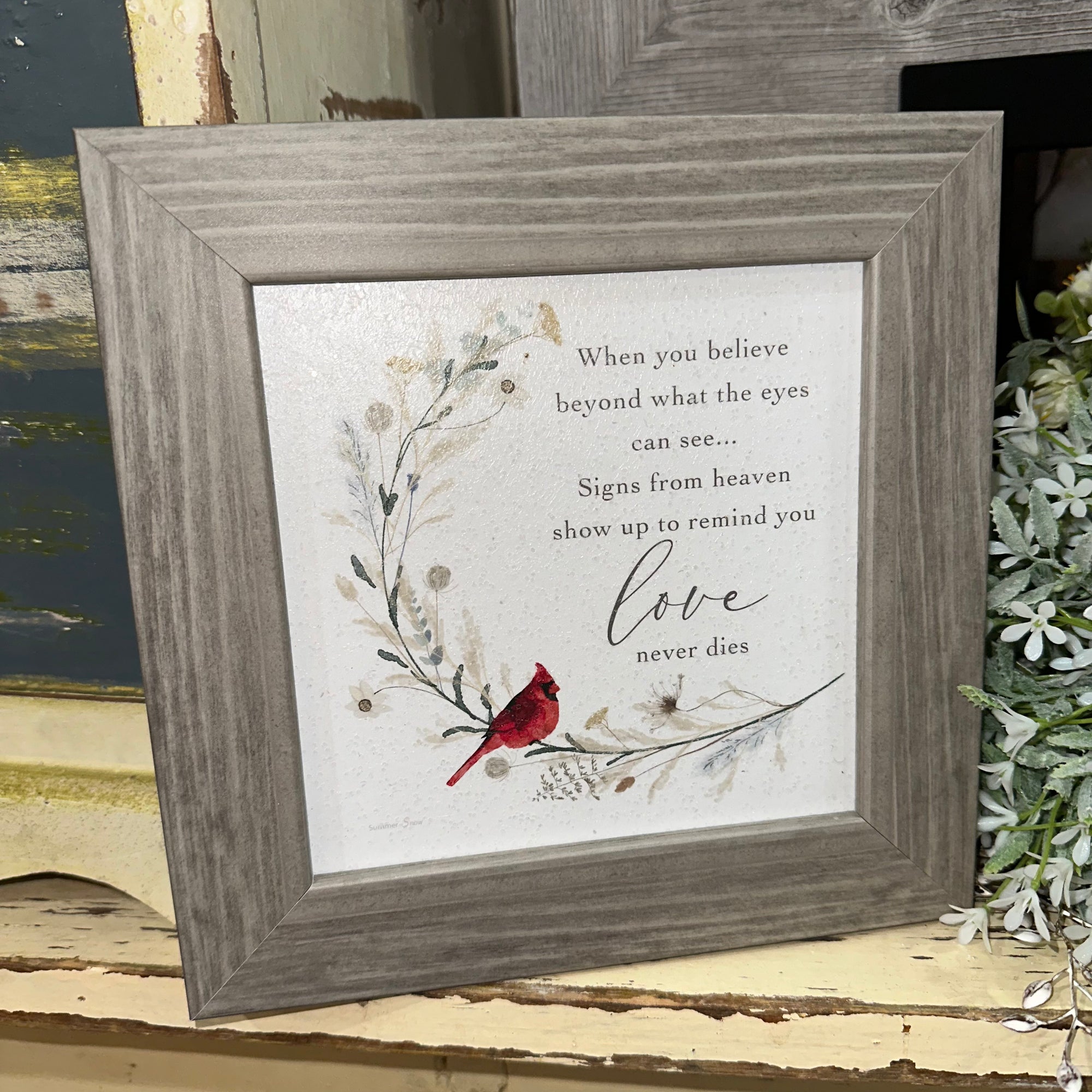 Love Never Dies | Memorial Framed Art