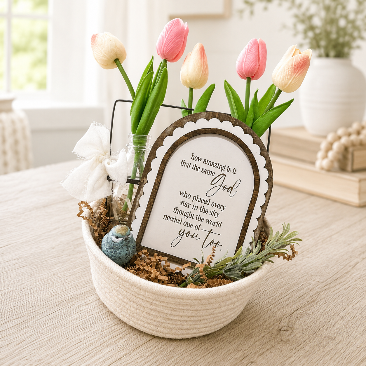 Same God Arched Sign | Christian Encouragement Gift Decor