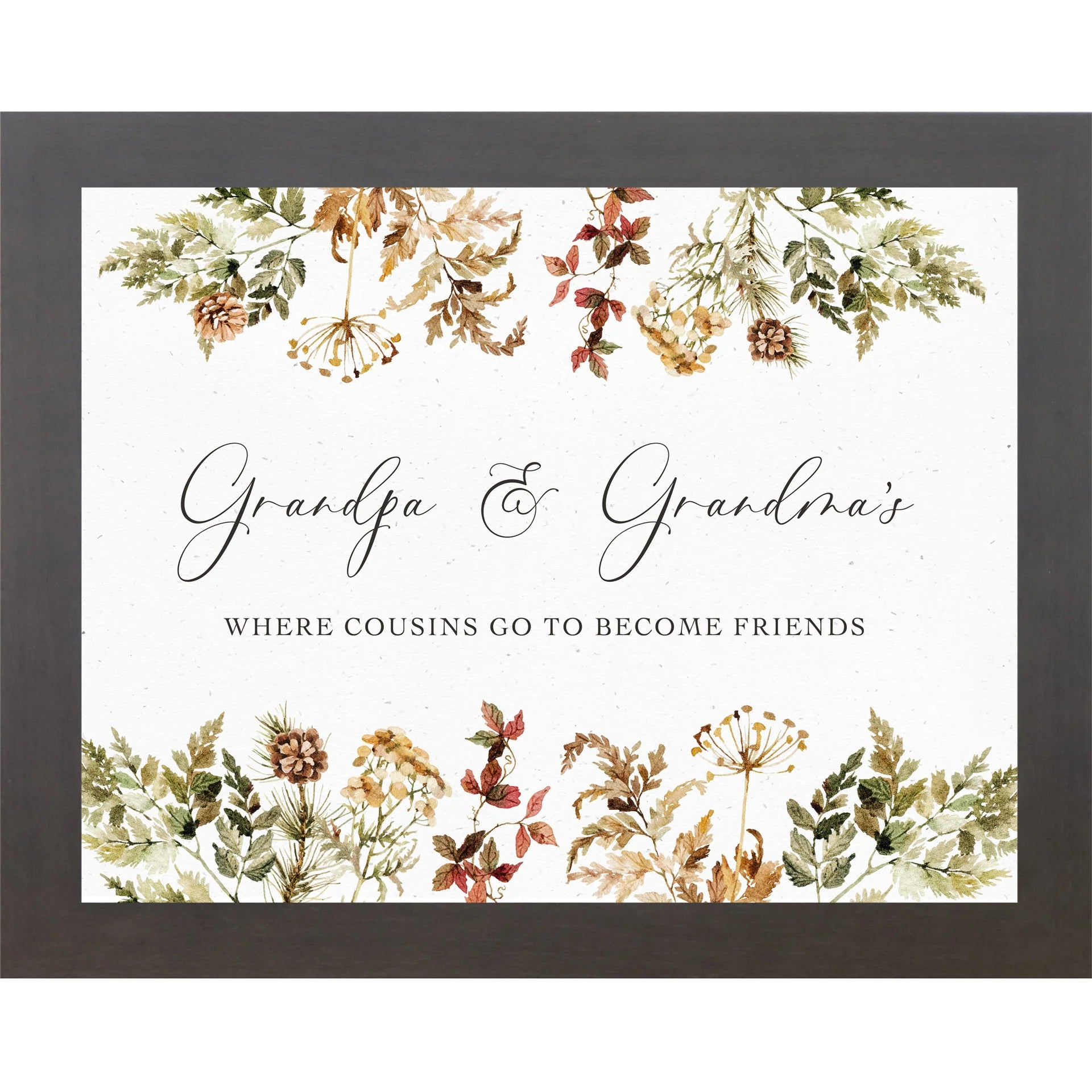 Grandpa & Grandma's | Framed Art