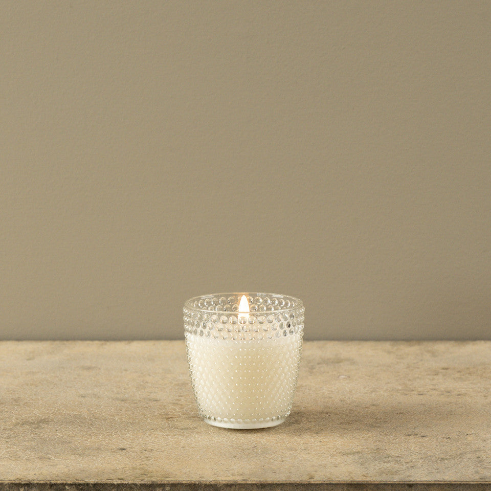Beaded Hobnail Candle | Battery Operated